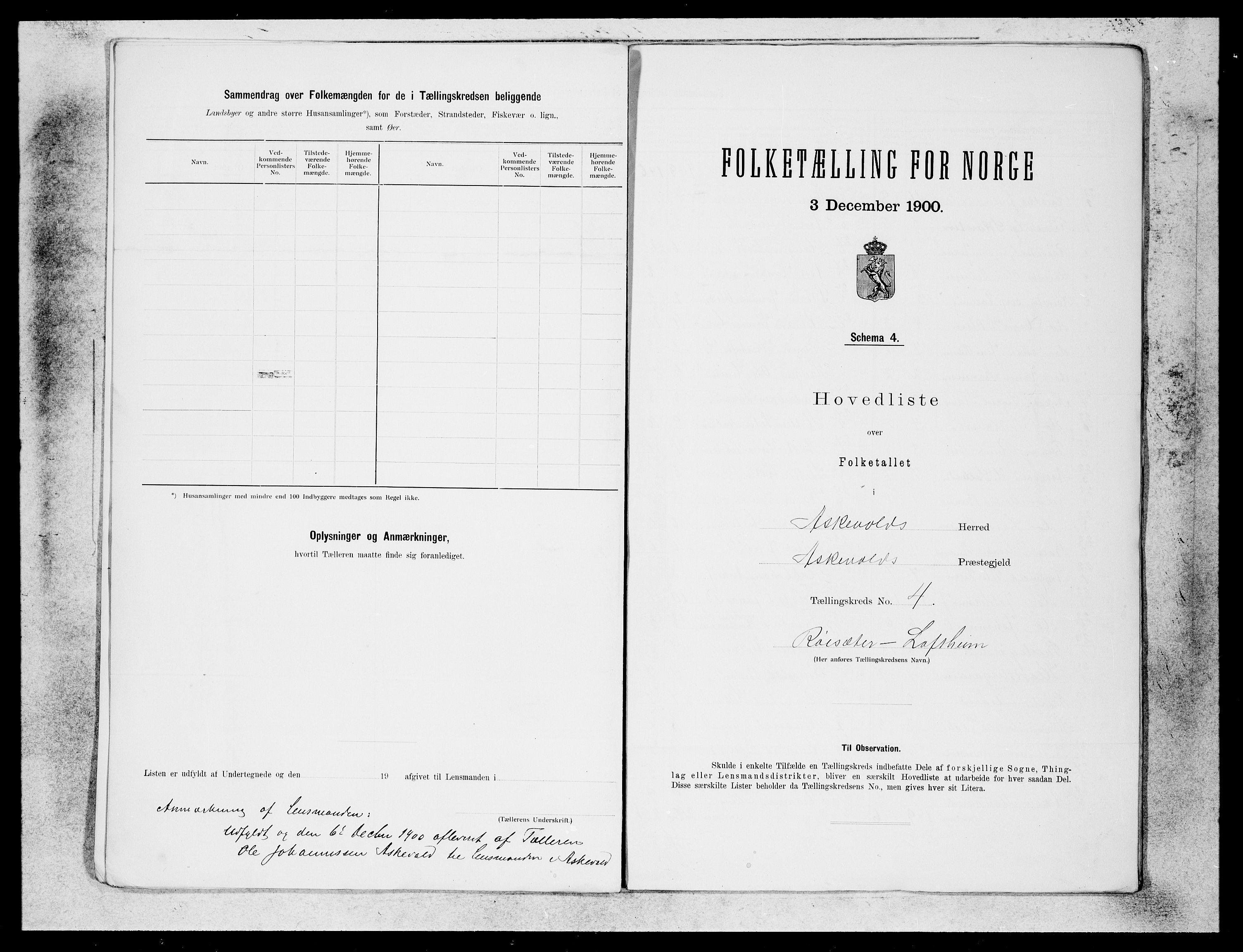 SAB, 1900 census for Askvoll, 1900, p. 7