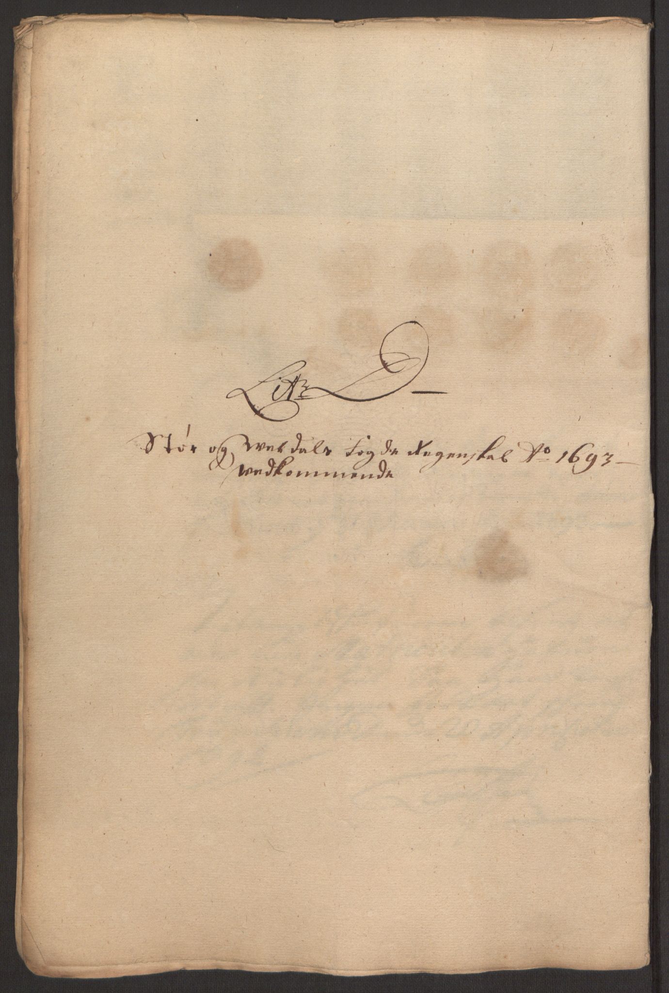 Rentekammeret inntil 1814, Reviderte regnskaper, Fogderegnskap, RA/EA-4092/R62/L4186: Fogderegnskap Stjørdal og Verdal, 1693-1694, p. 48