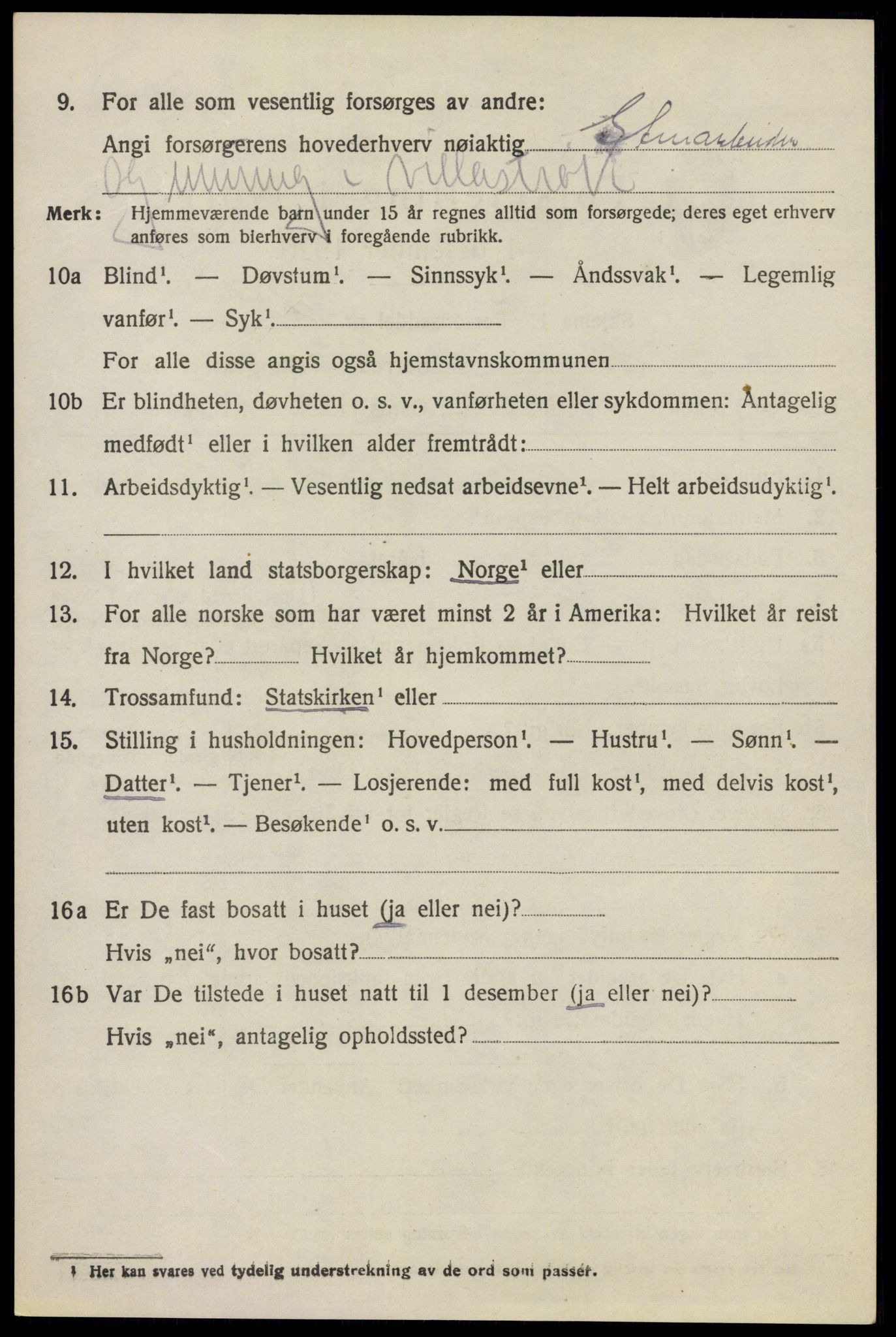 SAO, 1920 census for Nesodden, 1920, p. 5342