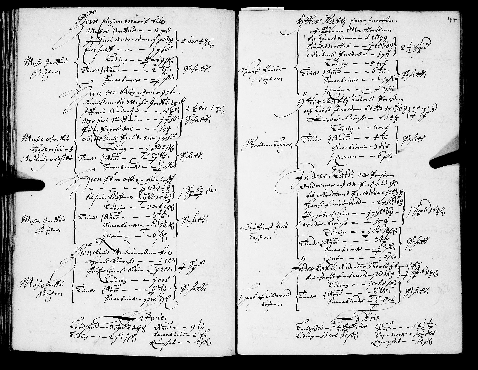 Rentekammeret inntil 1814, Realistisk ordnet avdeling, AV/RA-EA-4070/N/Nb/Nba/L0048: Romsdal fogderi, 1669, p. 43b-44a