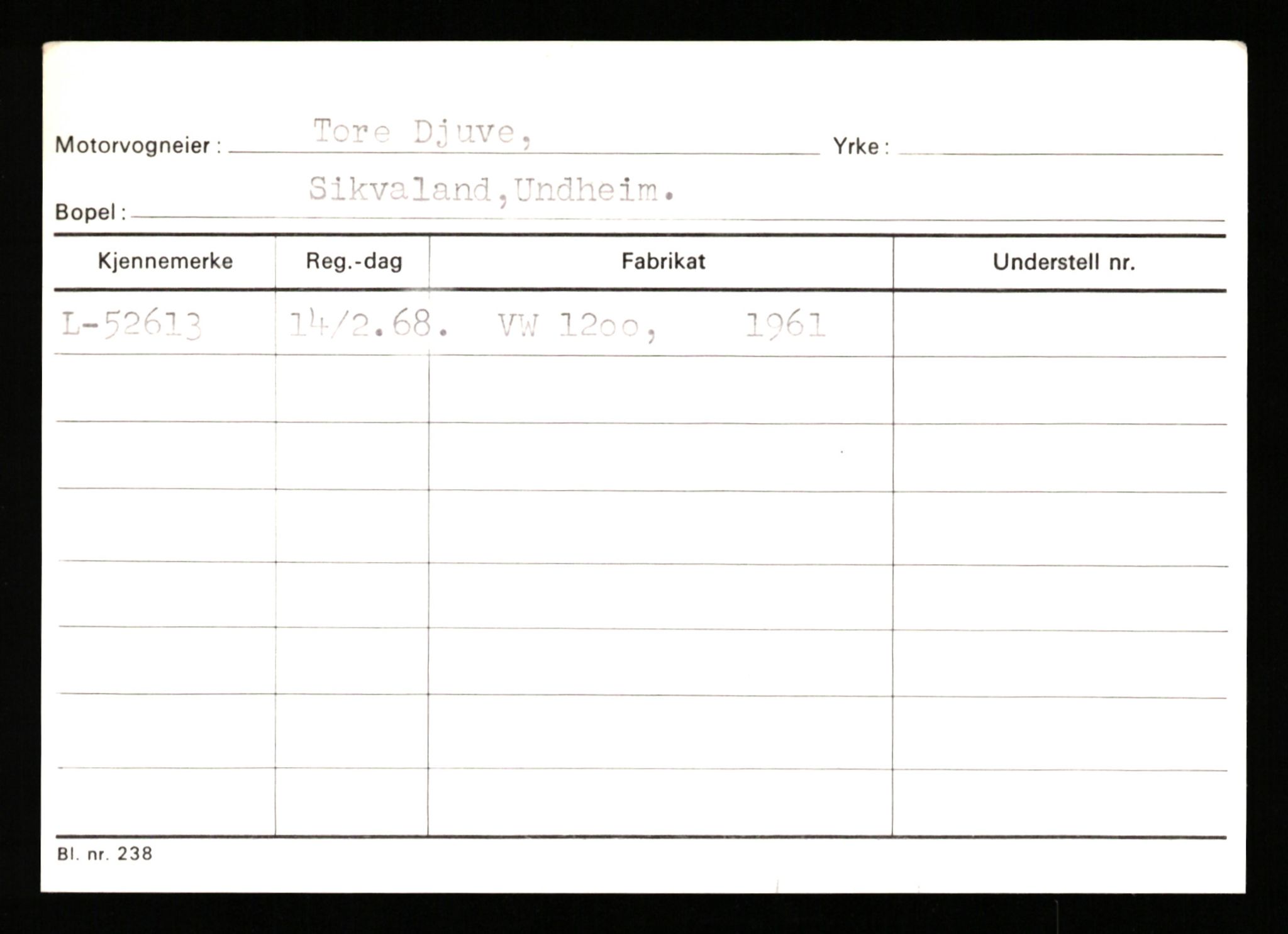 Stavanger trafikkstasjon, SAST/A-101942/0/H/L0006: Dalva - Egersund, 1930-1971, p. 605