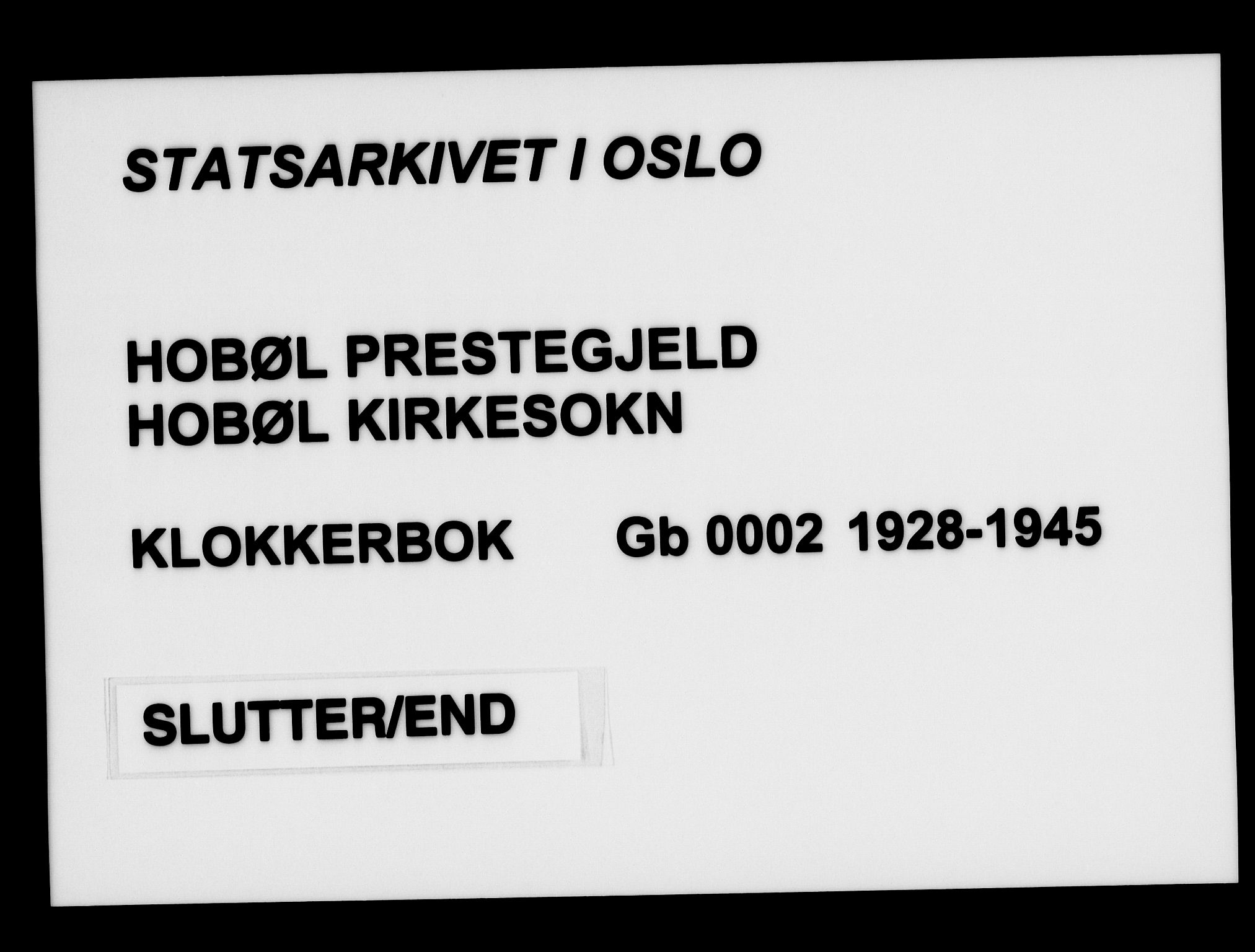 Hobøl prestekontor Kirkebøker, AV/SAO-A-2002/G/Gb/L0002: Parish register (copy) no. II 2, 1928-1945