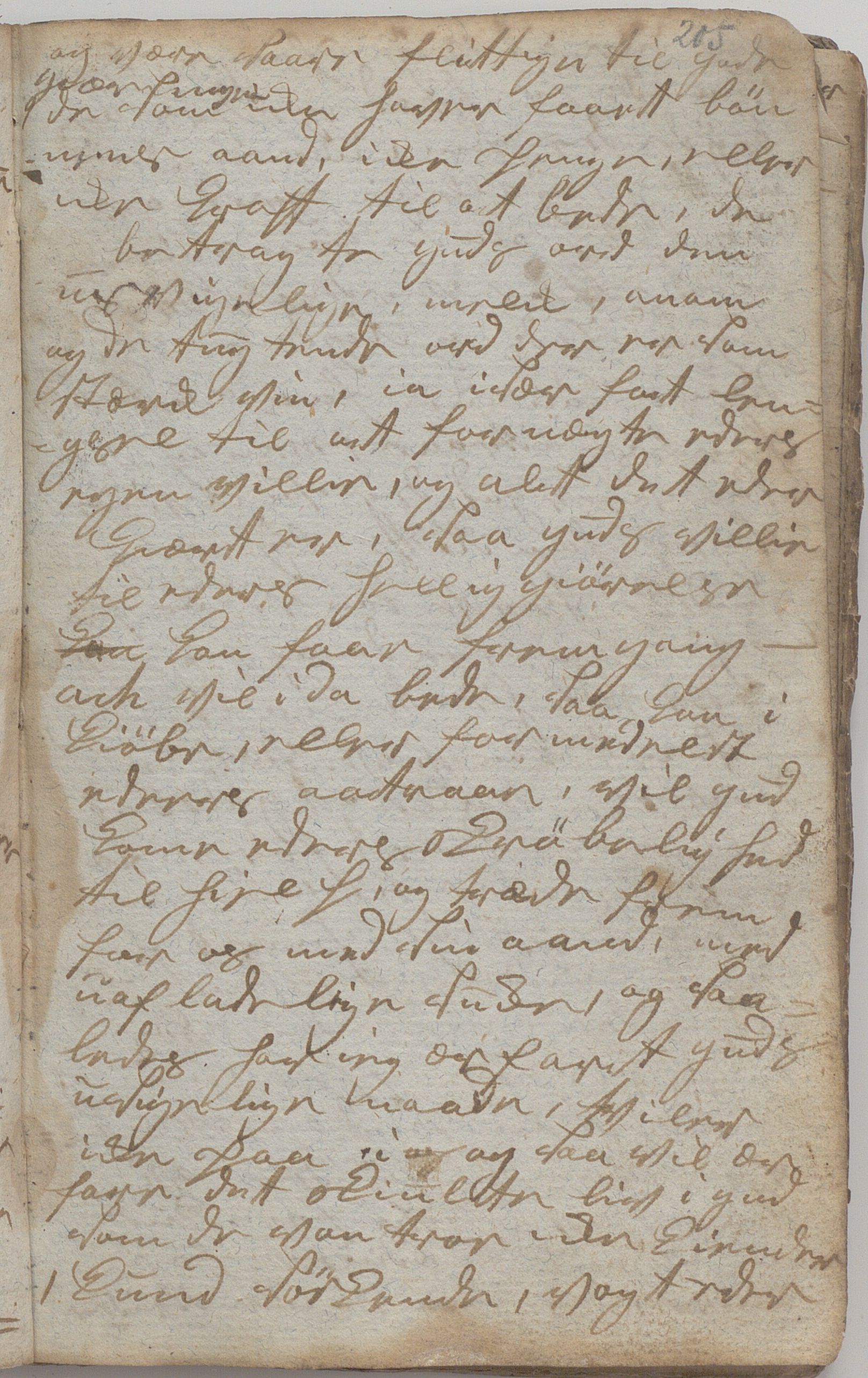 Heggtveitsamlingen, TMF/A-1007/H/L0048/0004: Brev, kopibøker. / "Schelbred I", 1787-1824, p. 205