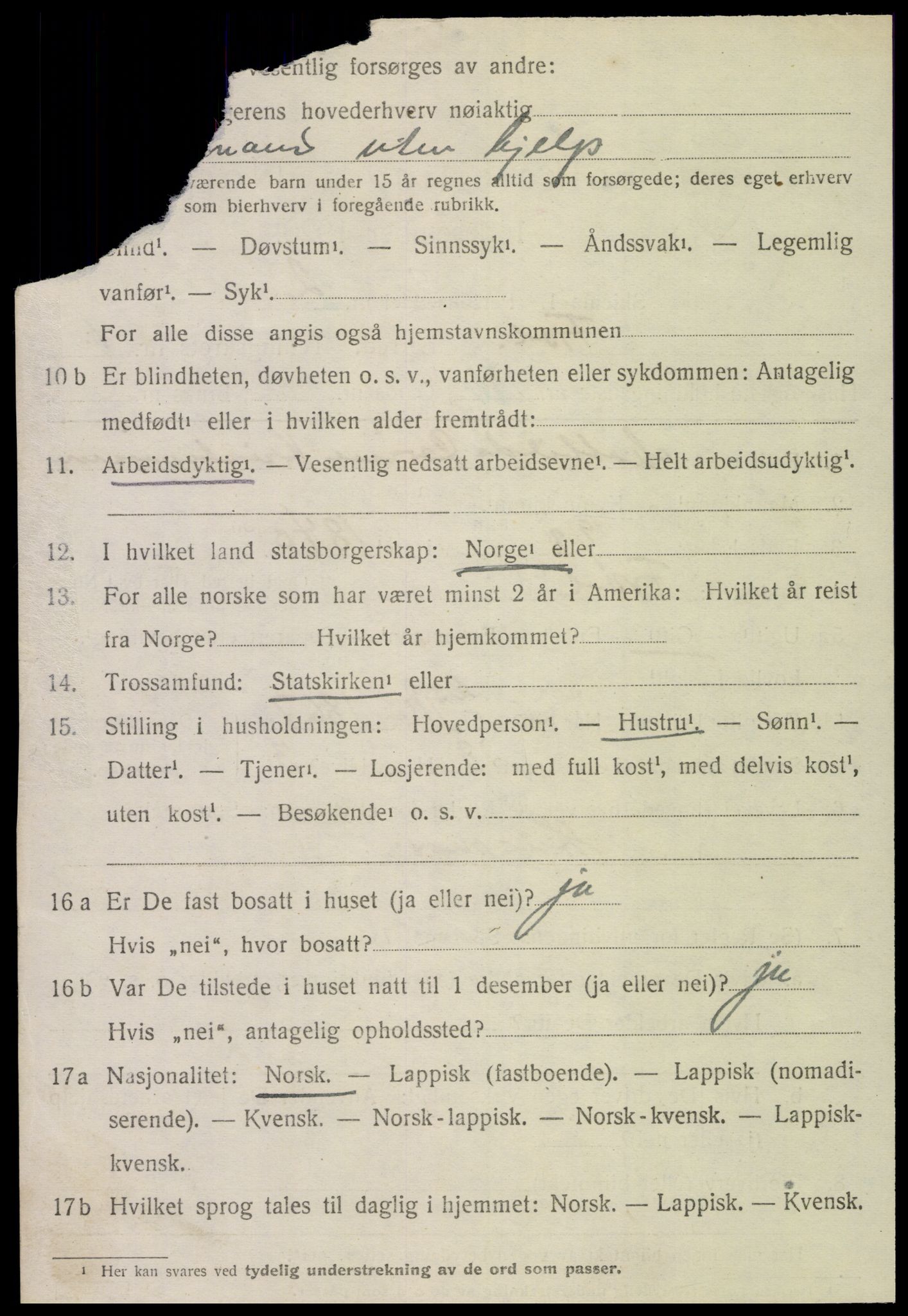 SAT, 1920 census for Frol, 1920, p. 2278