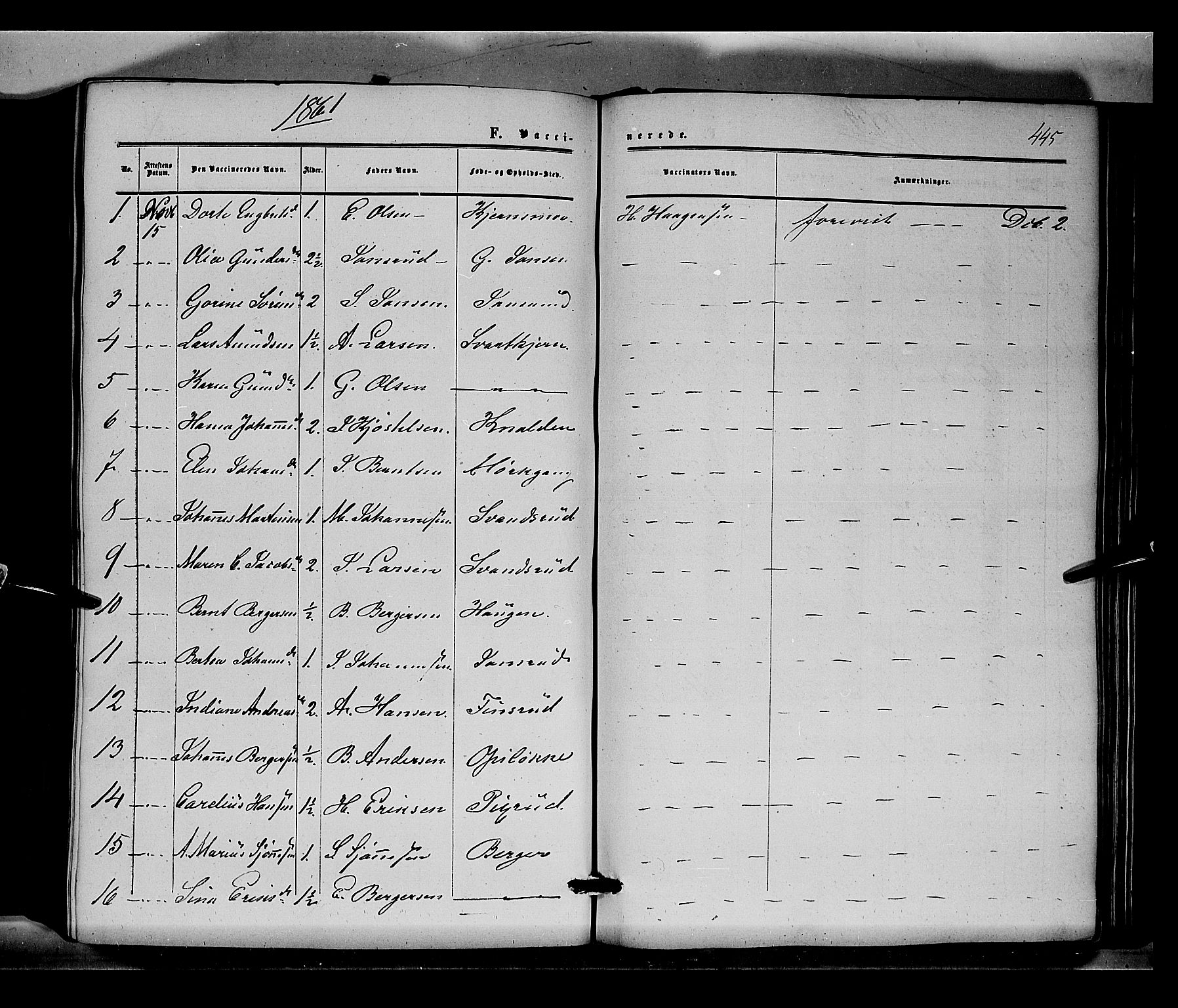 Sør-Odal prestekontor, AV/SAH-PREST-030/H/Ha/Haa/L0002: Parish register (official) no. 2, 1859-1863, p. 445