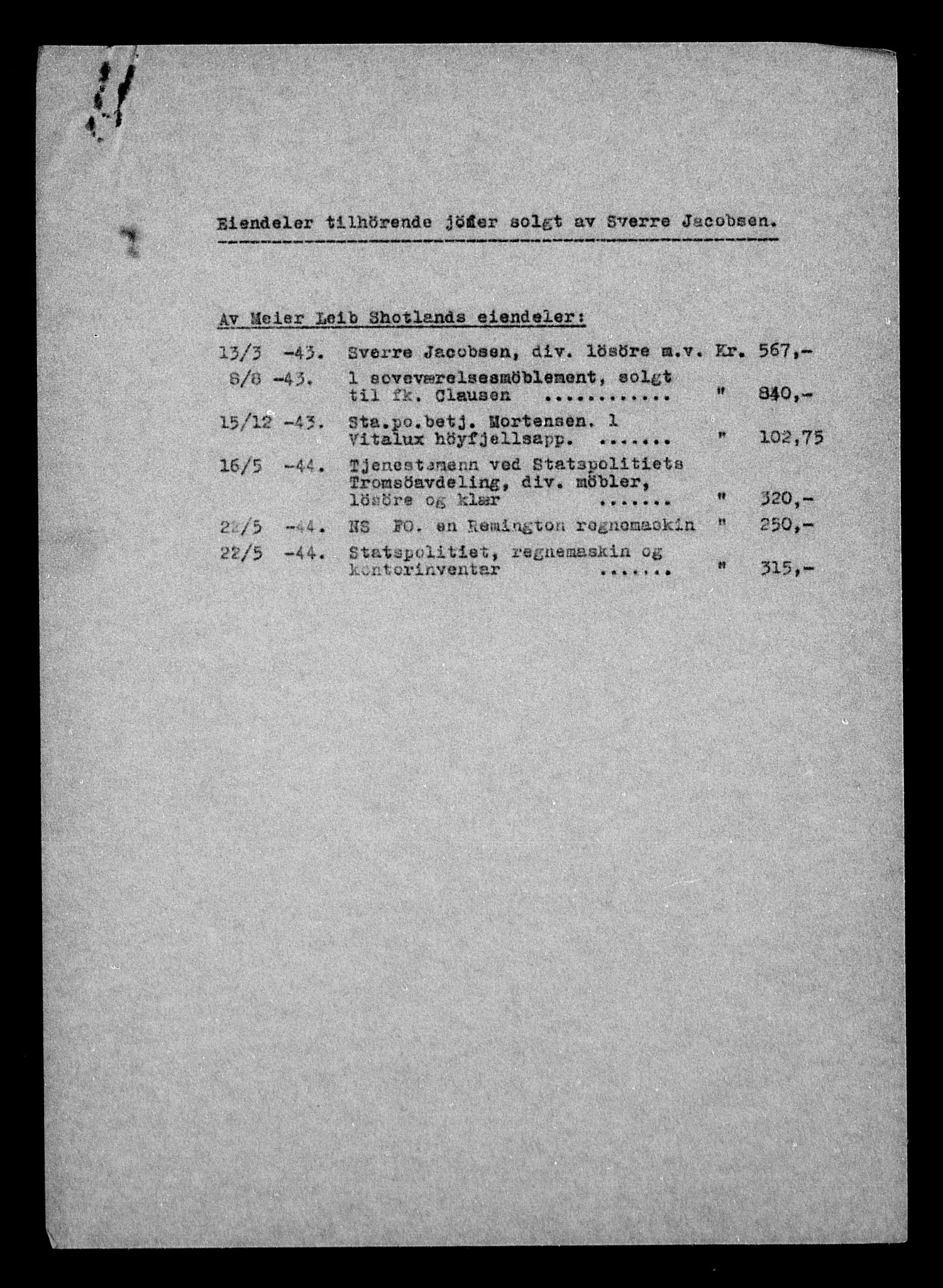 Justisdepartementet, Tilbakeføringskontoret for inndratte formuer, AV/RA-S-1564/H/Hc/Hcb/L0916: --, 1945-1947, p. 182