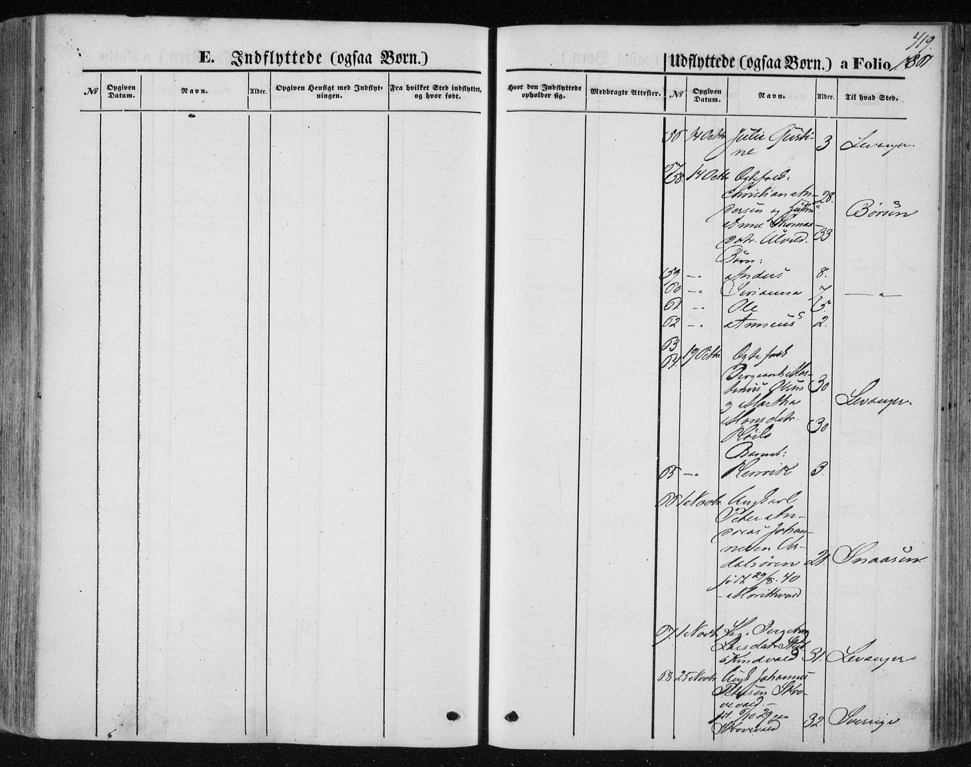 Ministerialprotokoller, klokkerbøker og fødselsregistre - Nord-Trøndelag, AV/SAT-A-1458/723/L0241: Parish register (official) no. 723A10, 1860-1869, p. 419