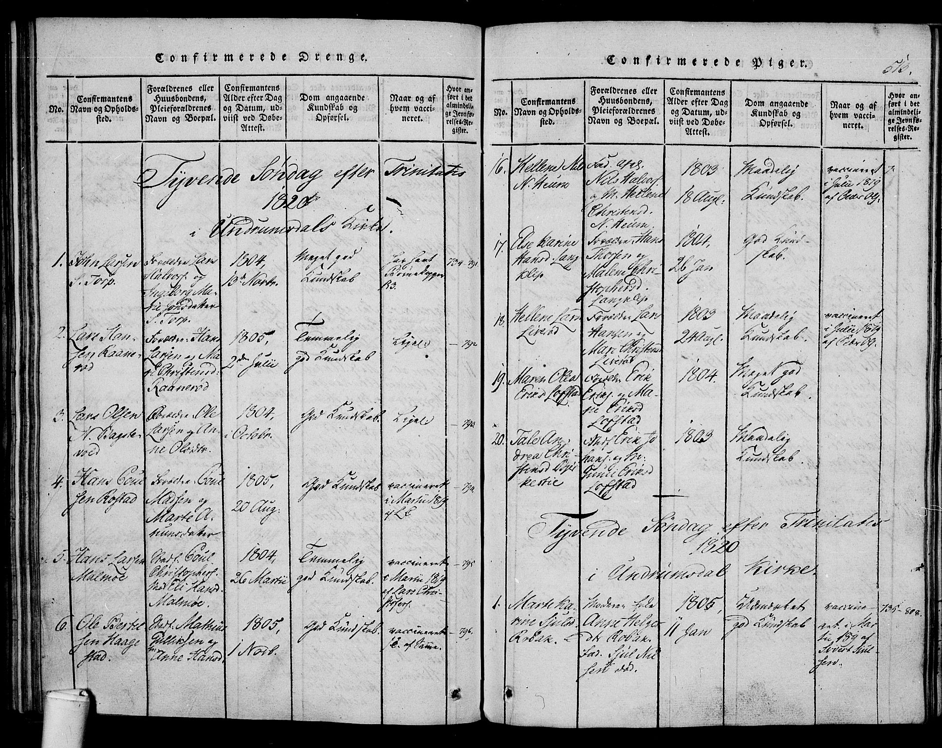Våle kirkebøker, SAKO/A-334/F/Fa/L0007: Parish register (official) no. I 7, 1814-1824, p. 512-513