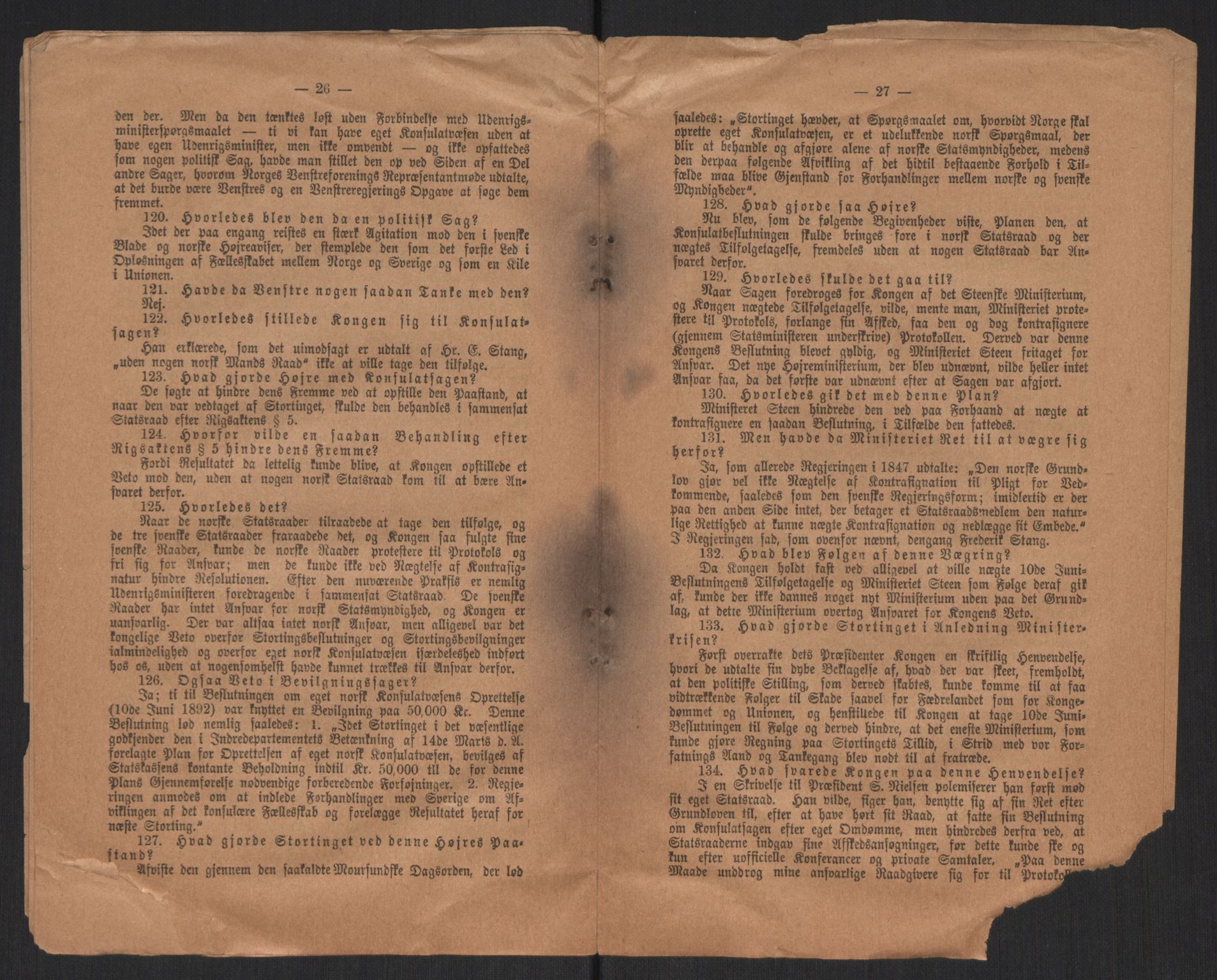 Venstres Hovedorganisasjon, RA/PA-0876/X/L0001: De eldste skrifter, 1860-1936, p. 616