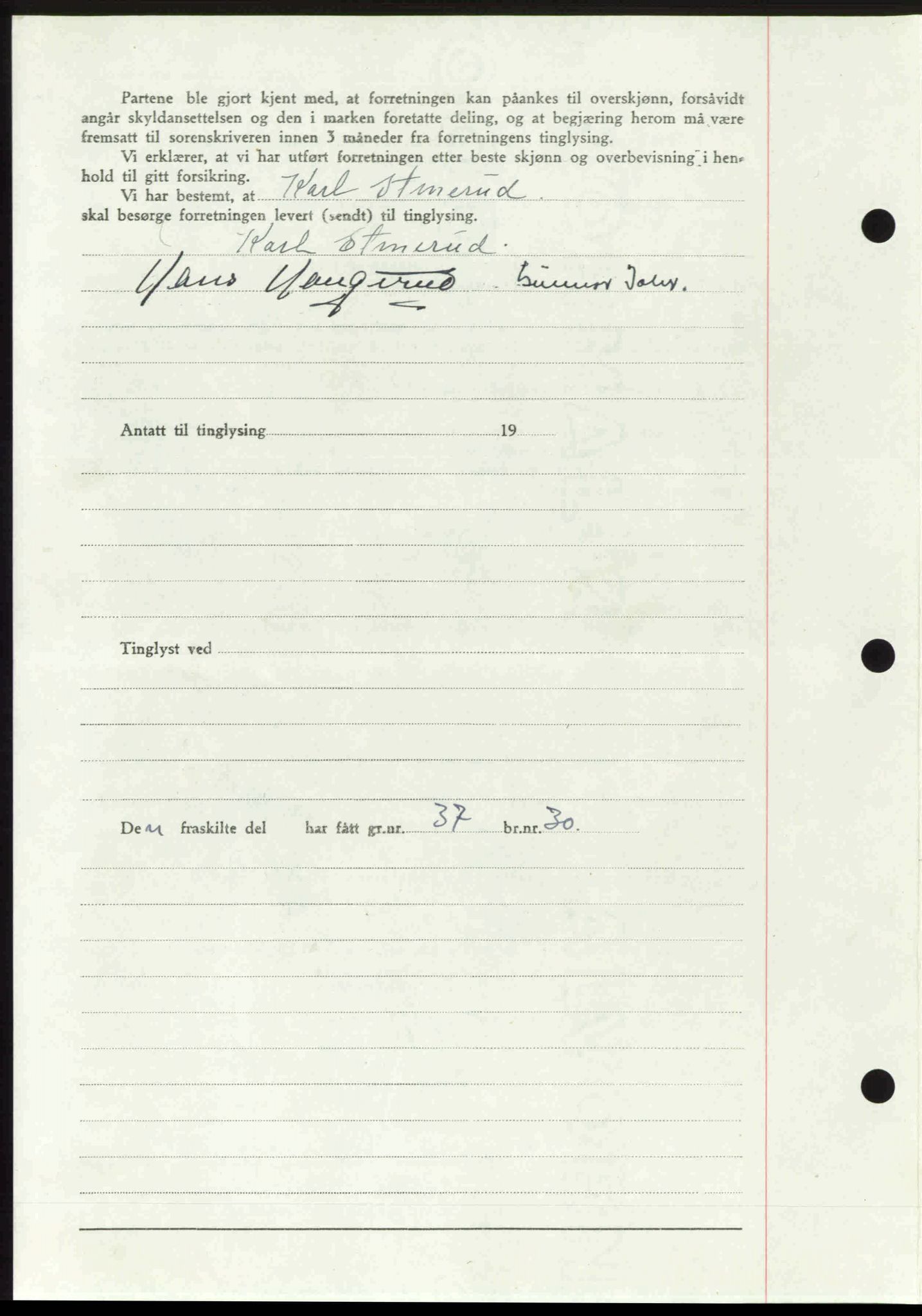 Nedre Romerike sorenskriveri, AV/SAO-A-10469/G/Gb/Gbd/L0017: Mortgage book no. 17, 1946-1946, Diary no: : 3864/1946