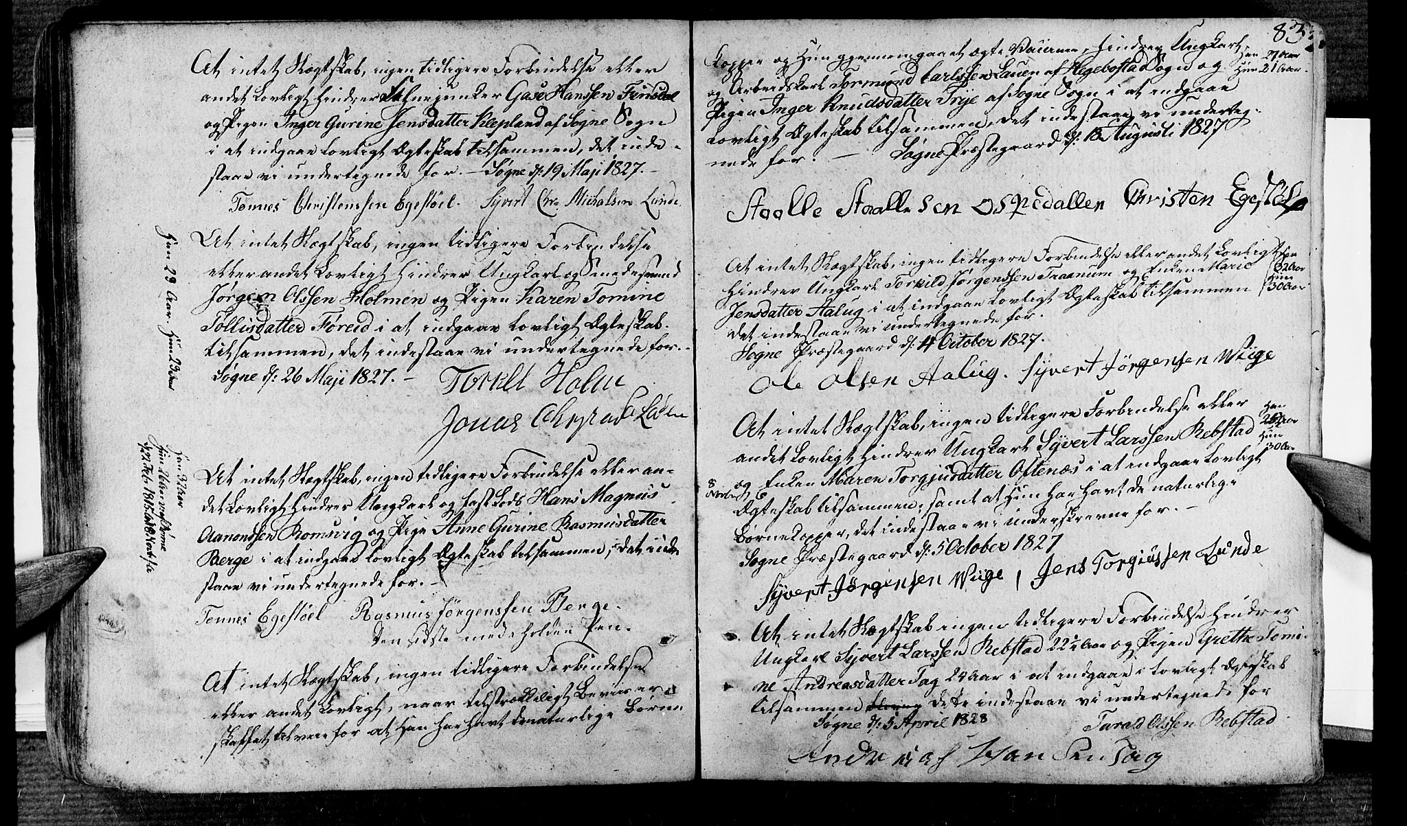 Søgne sokneprestkontor, AV/SAK-1111-0037/F/Fa/Fab/L0007: Parish register (official) no. A 7, 1791-1851, p. 83