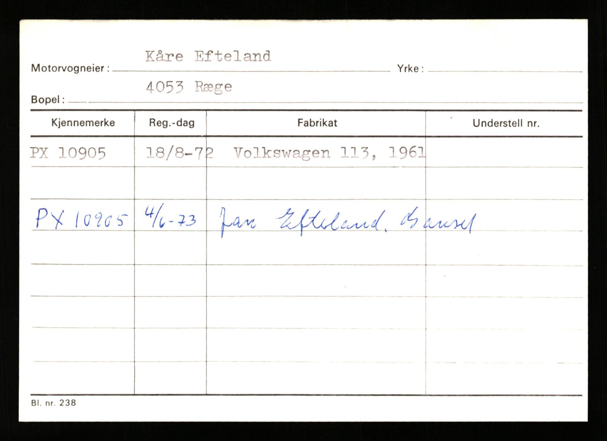 Stavanger trafikkstasjon, AV/SAST-A-101942/0/G/L0003: Registreringsnummer: 10466 - 15496, 1930-1971, p. 461