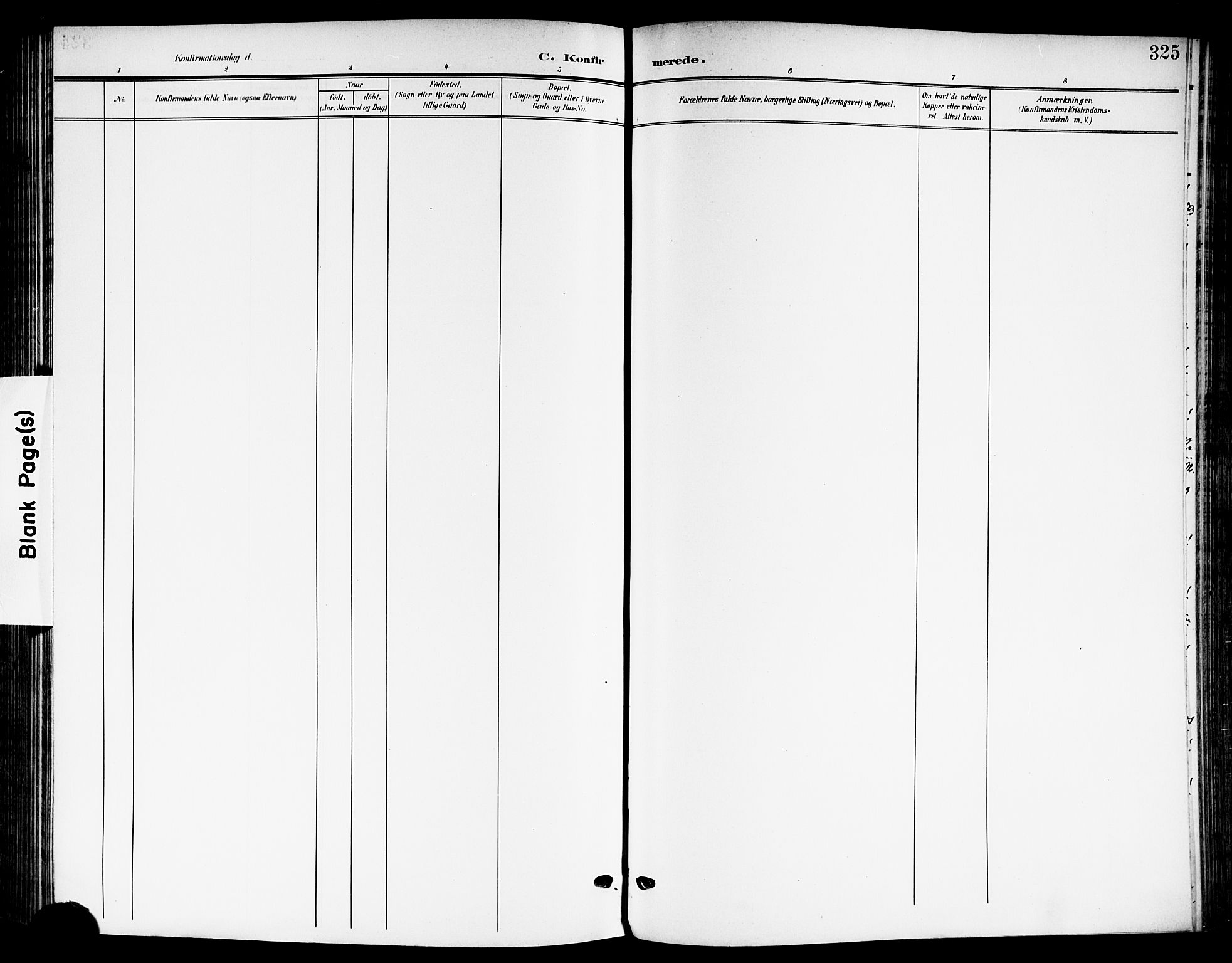 Skedsmo prestekontor Kirkebøker, AV/SAO-A-10033a/G/Ga/L0005b: Parish register (copy) no. I 5B, 1902-1911, p. 325