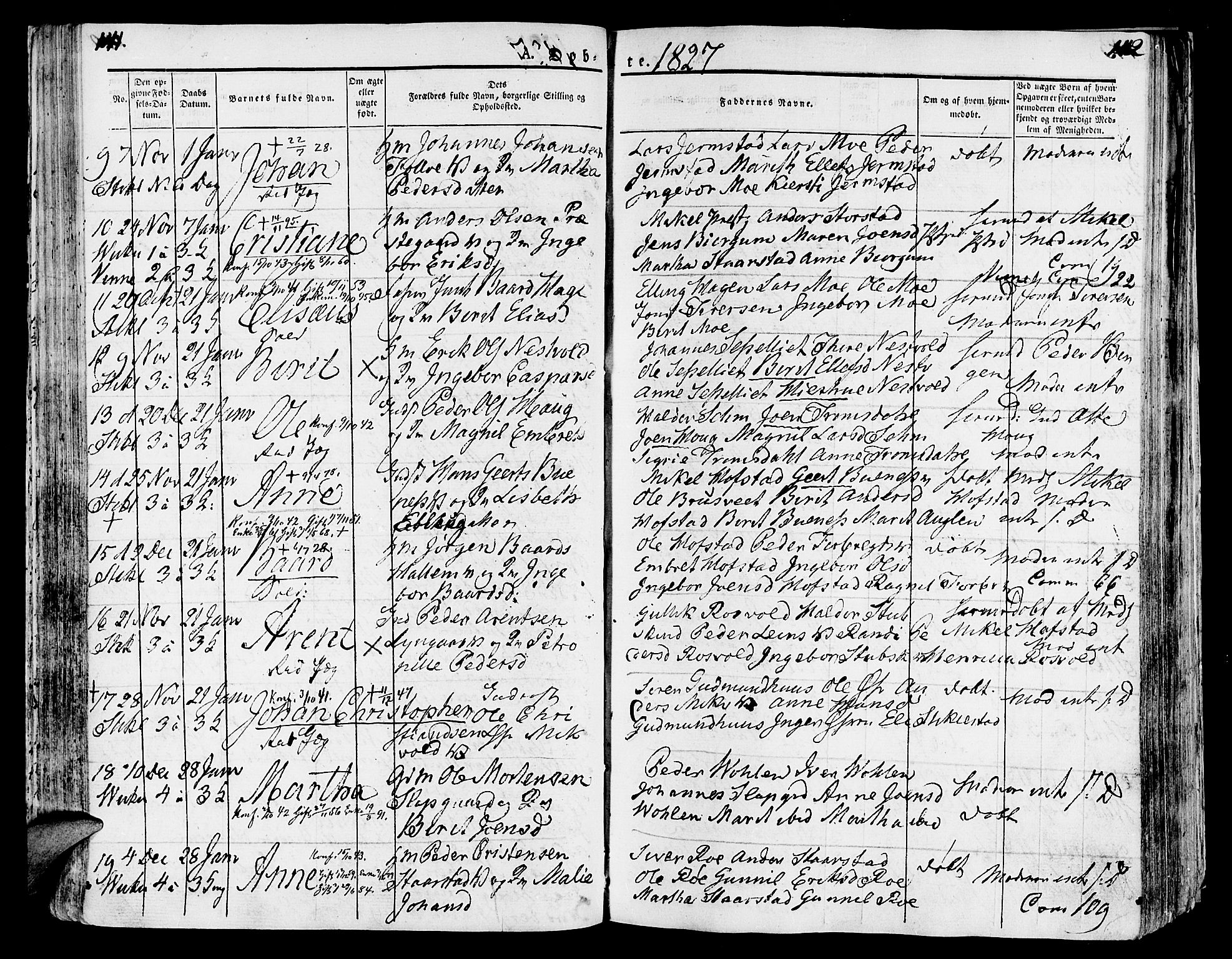 Ministerialprotokoller, klokkerbøker og fødselsregistre - Nord-Trøndelag, SAT/A-1458/723/L0237: Parish register (official) no. 723A06, 1822-1830, p. 141-142