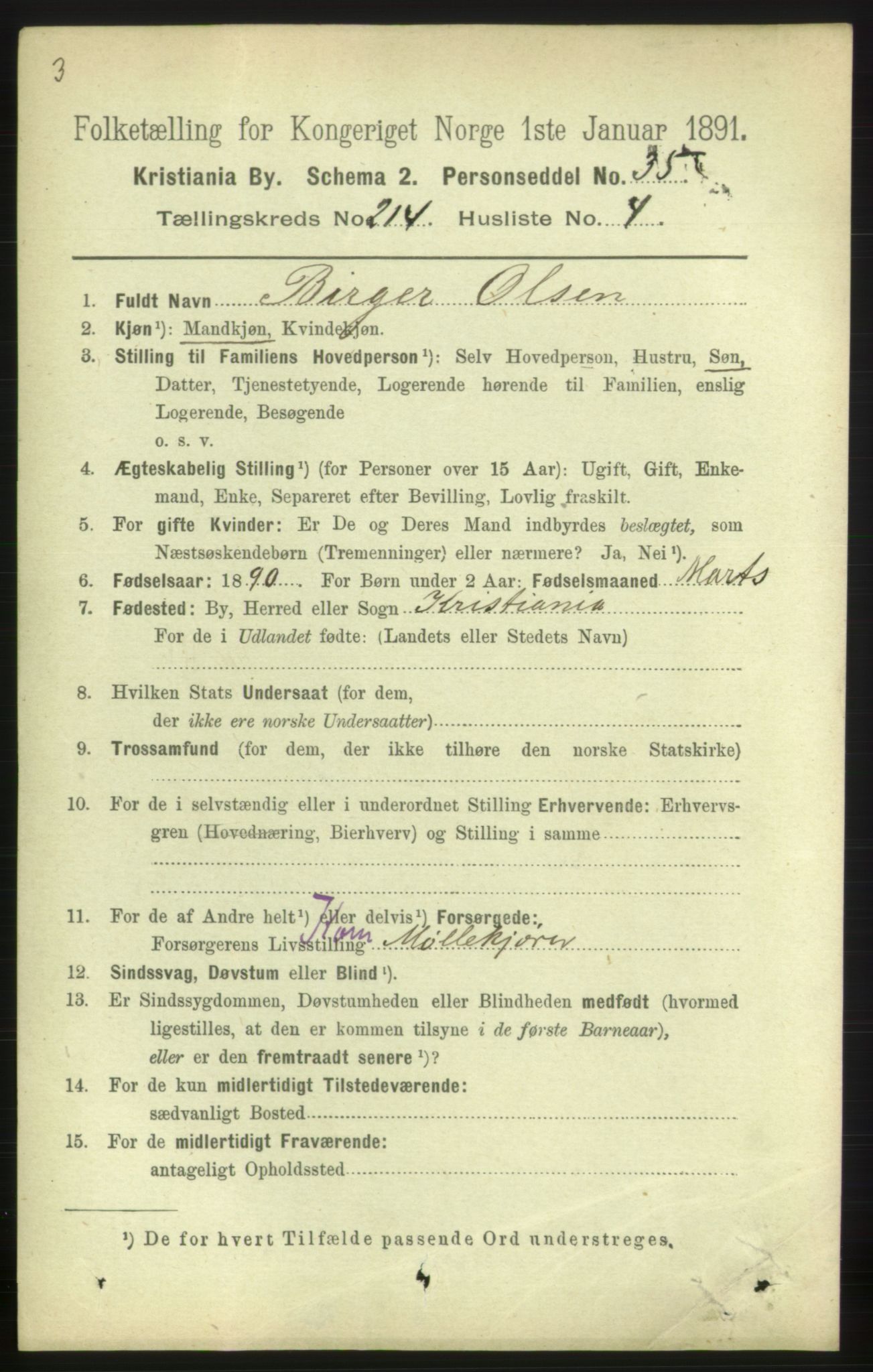 RA, 1891 census for 0301 Kristiania, 1891, p. 127433