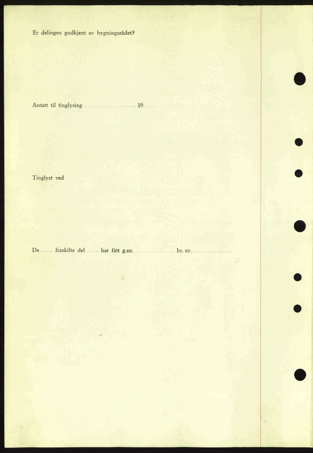 Moss sorenskriveri, SAO/A-10168: Mortgage book no. A9, 1941-1942, Diary no: : 2003/1941