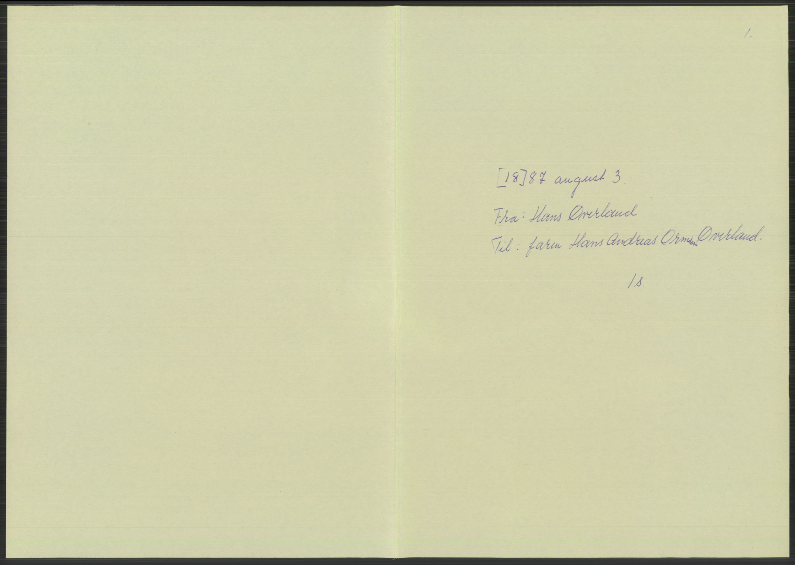 Samlinger til kildeutgivelse, Amerikabrevene, AV/RA-EA-4057/F/L0030: Innlån fra Rogaland: Vatnaland - Øverland, 1838-1914, p. 713