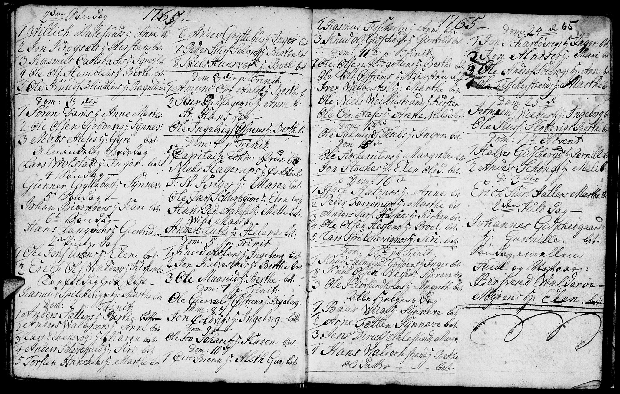 Ministerialprotokoller, klokkerbøker og fødselsregistre - Møre og Romsdal, AV/SAT-A-1454/528/L0420: Parish register (copy) no. 528C01, 1764-1784, p. 65