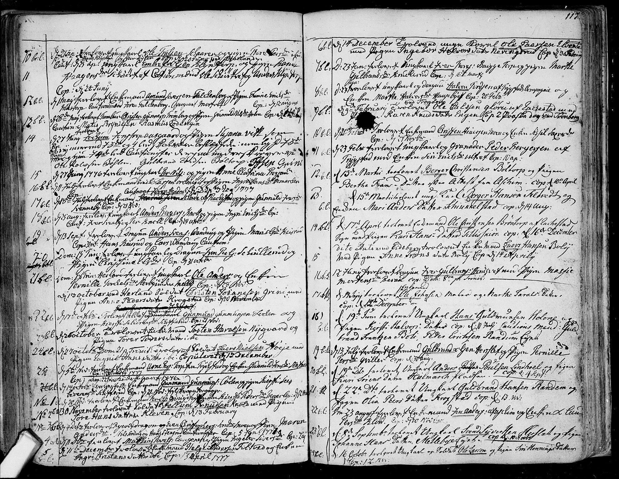 Eidsberg prestekontor Kirkebøker, SAO/A-10905/F/Fa/L0004: Parish register (official) no. I 4, 1759-1788, p. 117
