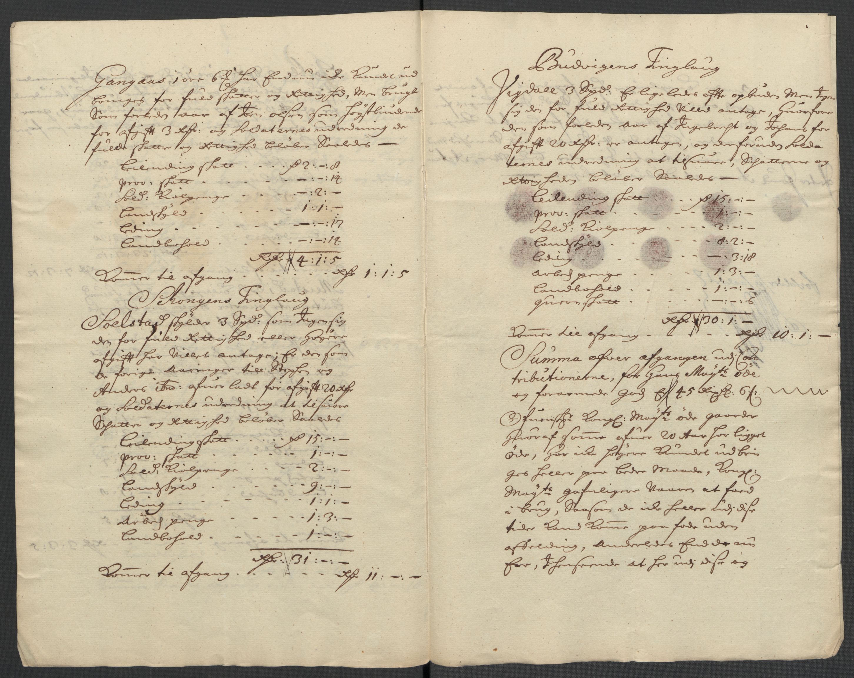 Rentekammeret inntil 1814, Reviderte regnskaper, Fogderegnskap, AV/RA-EA-4092/R61/L4112: Fogderegnskap Strinda og Selbu, 1711, p. 204