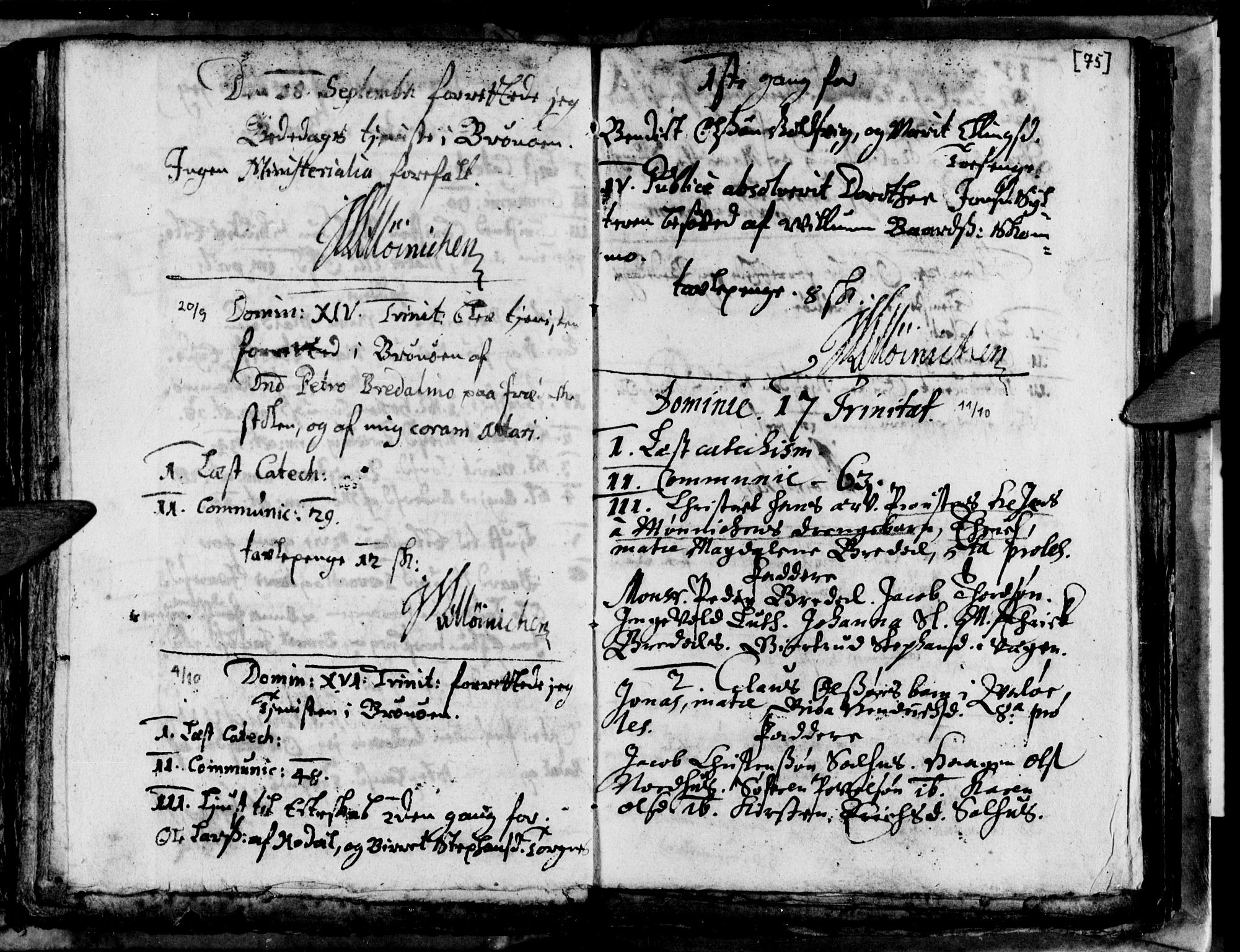Ministerialprotokoller, klokkerbøker og fødselsregistre - Nordland, SAT/A-1459/813/L0191: Parish register (official) no. 813A01, 1669-1677, p. 75
