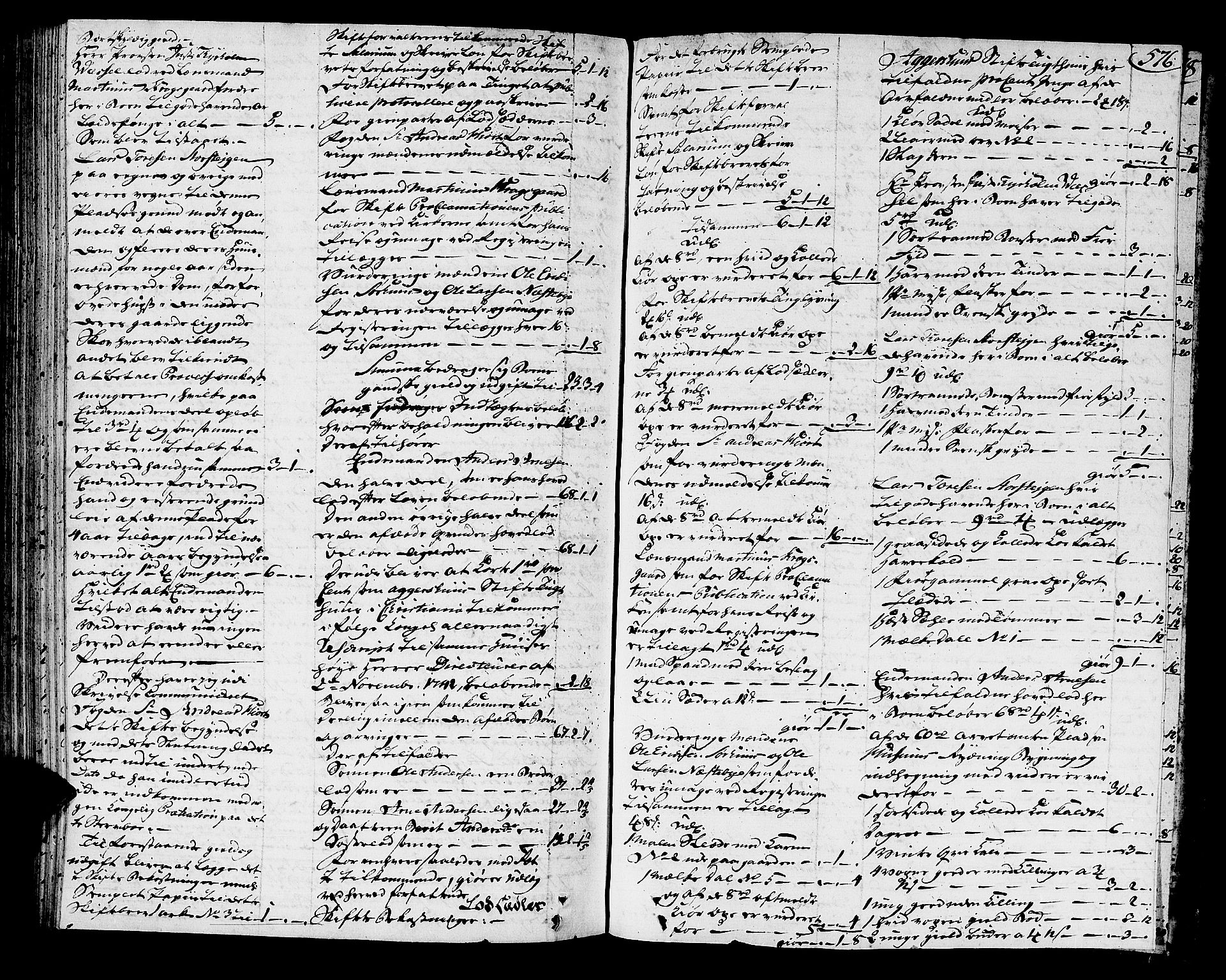 Østerdalen sorenskriveri, SAH/TING-032/J/Ja/L0004: Skifteprotokoll, 1781-1785, p. 575b-576a