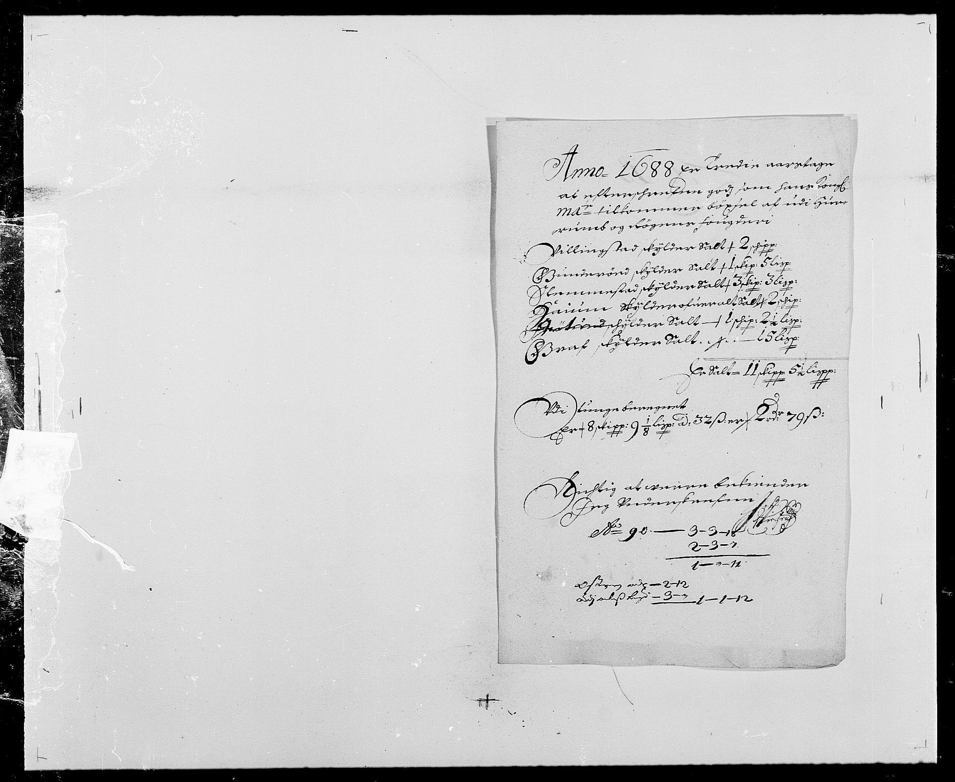 Rentekammeret inntil 1814, Reviderte regnskaper, Fogderegnskap, RA/EA-4092/R29/L1693: Fogderegnskap Hurum og Røyken, 1688-1693, p. 29