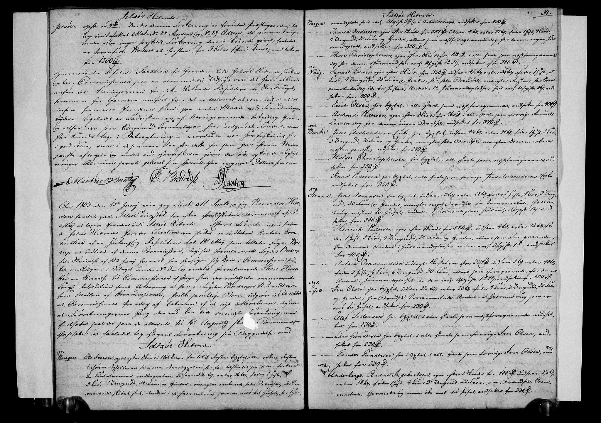 Rentekammeret inntil 1814, Realistisk ordnet avdeling, AV/RA-EA-4070/N/Ne/Nea/L0100: Ryfylke fogderi. Deliberasjonsprotokoll, 1803, p. 33