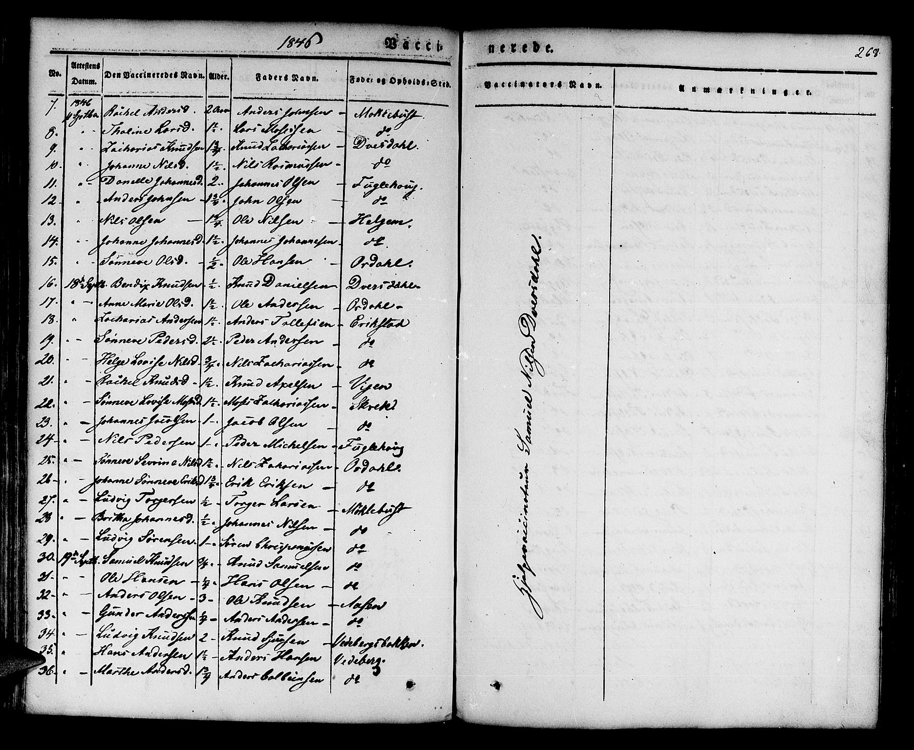 Jølster sokneprestembete, AV/SAB-A-80701/H/Haa/Haaa/L0009: Parish register (official) no. A 9, 1833-1848, p. 268