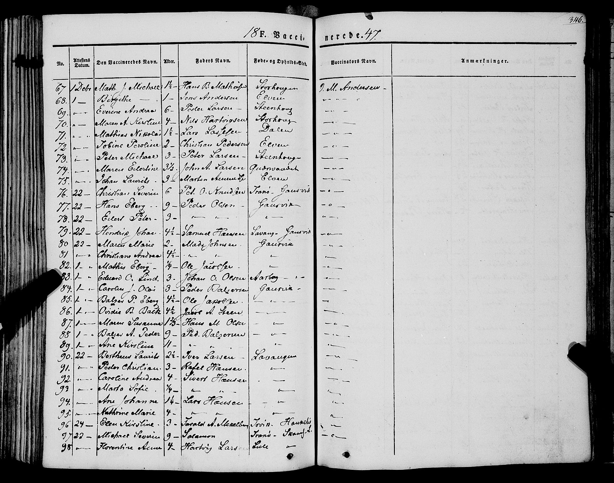Trondenes sokneprestkontor, SATØ/S-1319/H/Ha/L0009kirke: Parish register (official) no. 9, 1841-1852, p. 346