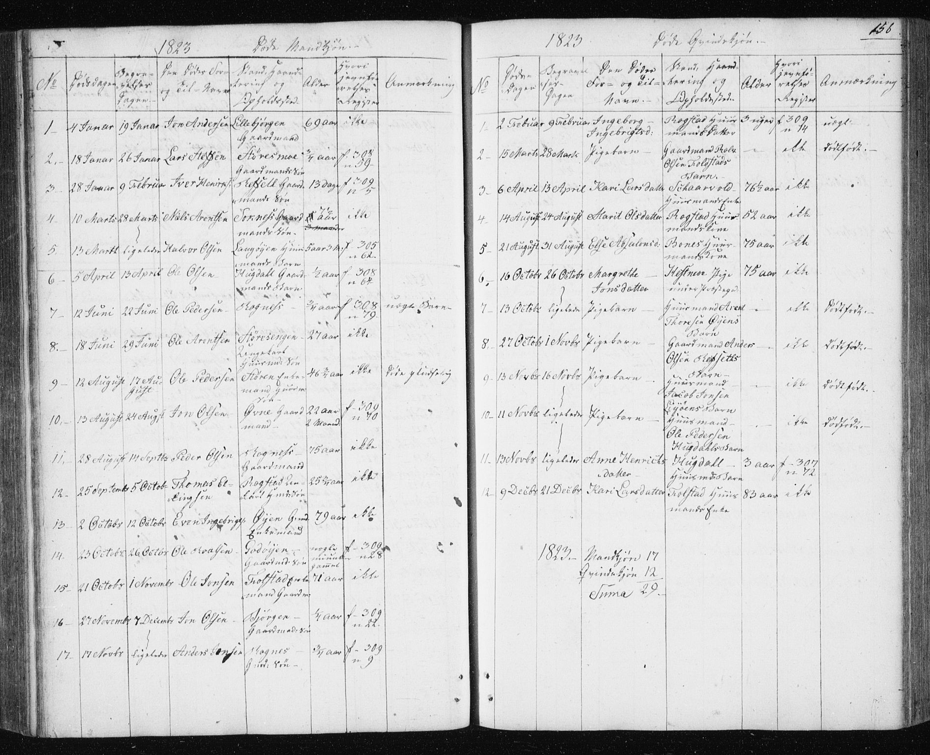 Ministerialprotokoller, klokkerbøker og fødselsregistre - Sør-Trøndelag, SAT/A-1456/687/L1017: Parish register (copy) no. 687C01, 1816-1837, p. 156