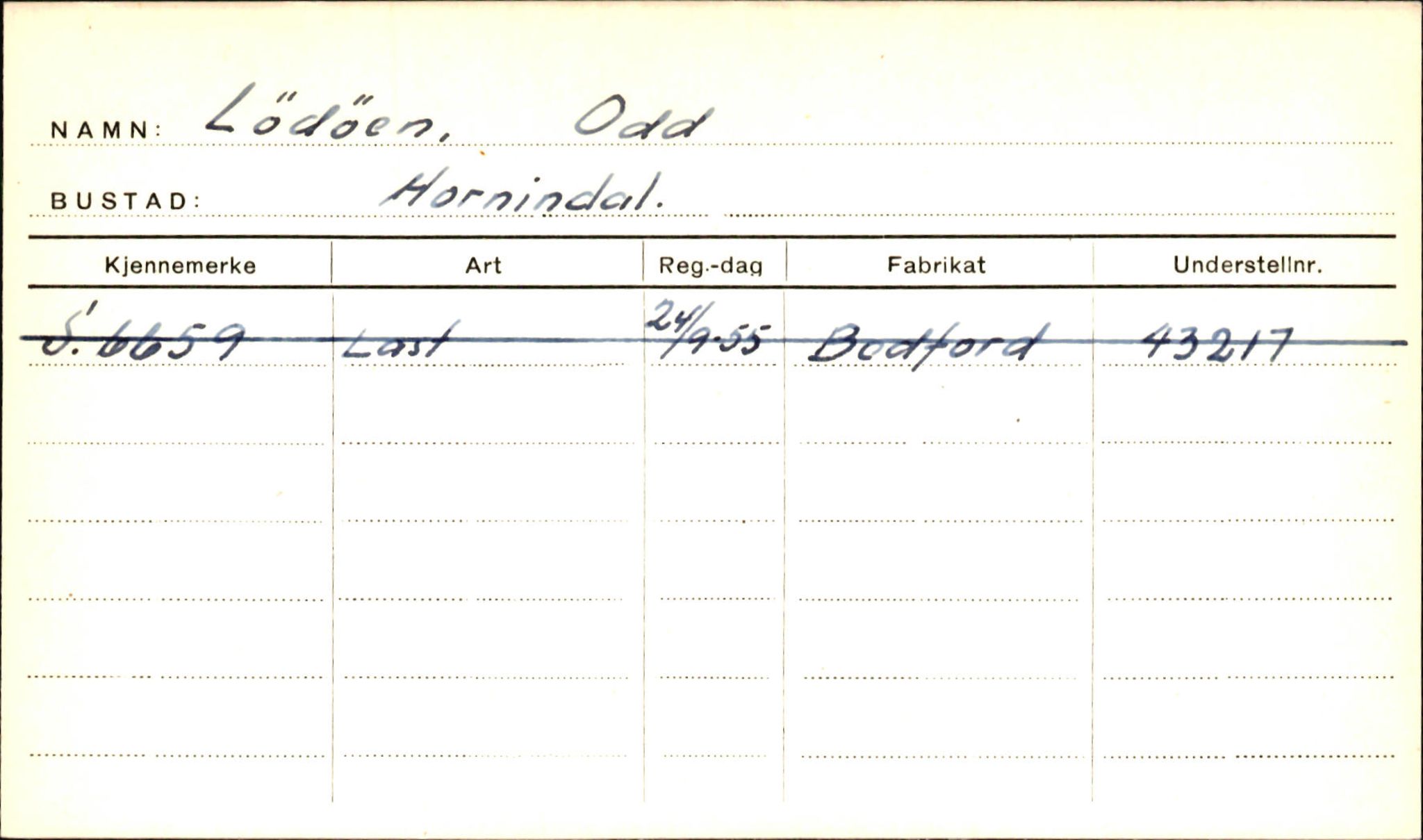 Statens vegvesen, Sogn og Fjordane vegkontor, AV/SAB-A-5301/4/F/L0001B: Eigarregister Fjordane til 1.6.1961, 1930-1961, p. 705