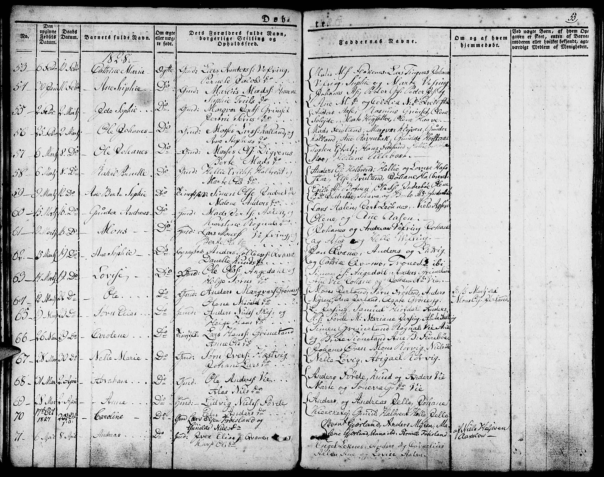 Førde sokneprestembete, AV/SAB-A-79901/H/Haa/Haaa/L0006: Parish register (official) no. A 6, 1821-1842, p. 55