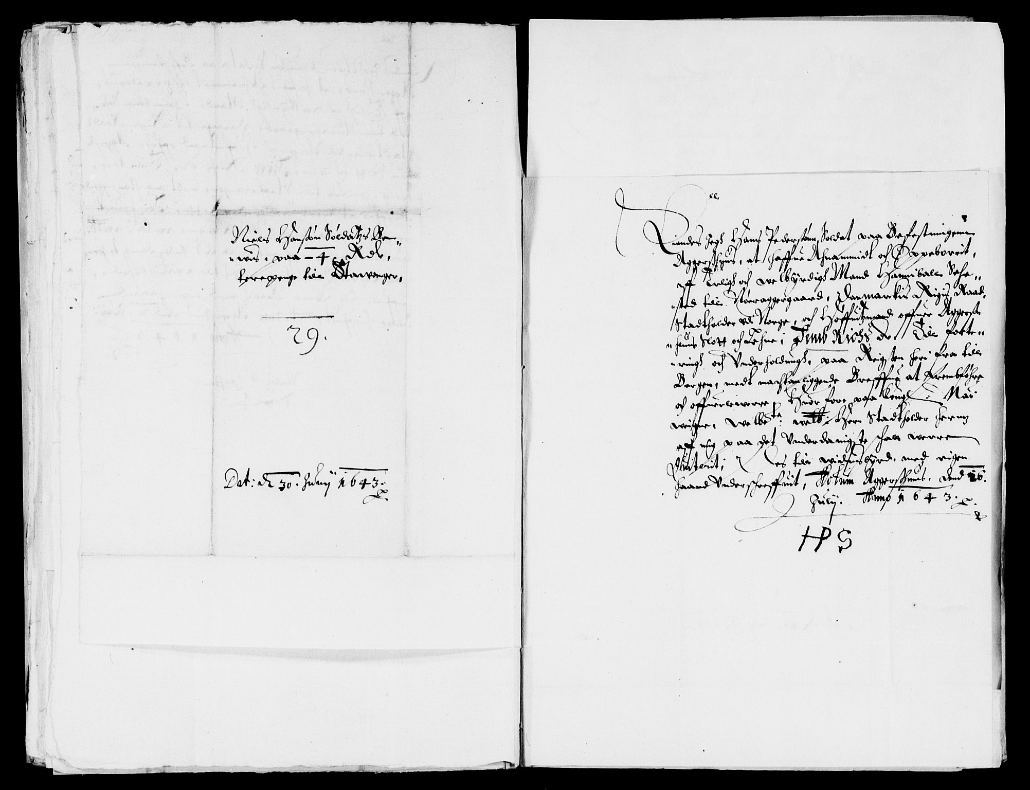 Rentekammeret inntil 1814, Reviderte regnskaper, Lensregnskaper, AV/RA-EA-5023/R/Rb/Rba/L0171: Akershus len, 1643-1644