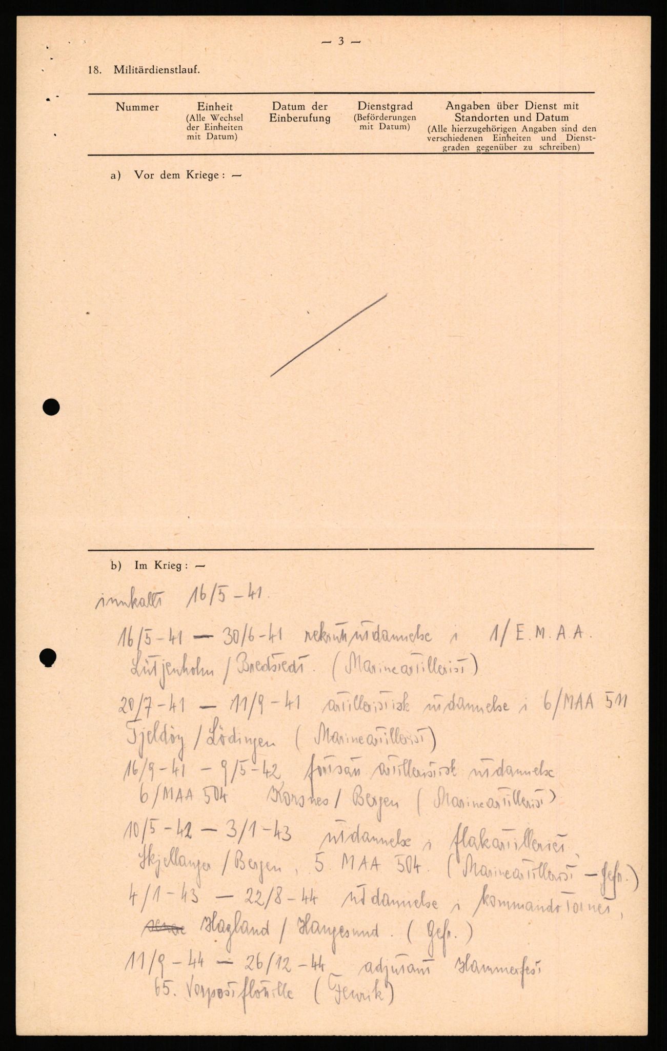 Forsvaret, Forsvarets overkommando II, AV/RA-RAFA-3915/D/Db/L0039: CI Questionaires. Tyske okkupasjonsstyrker i Norge. Østerrikere., 1945-1946, p. 297