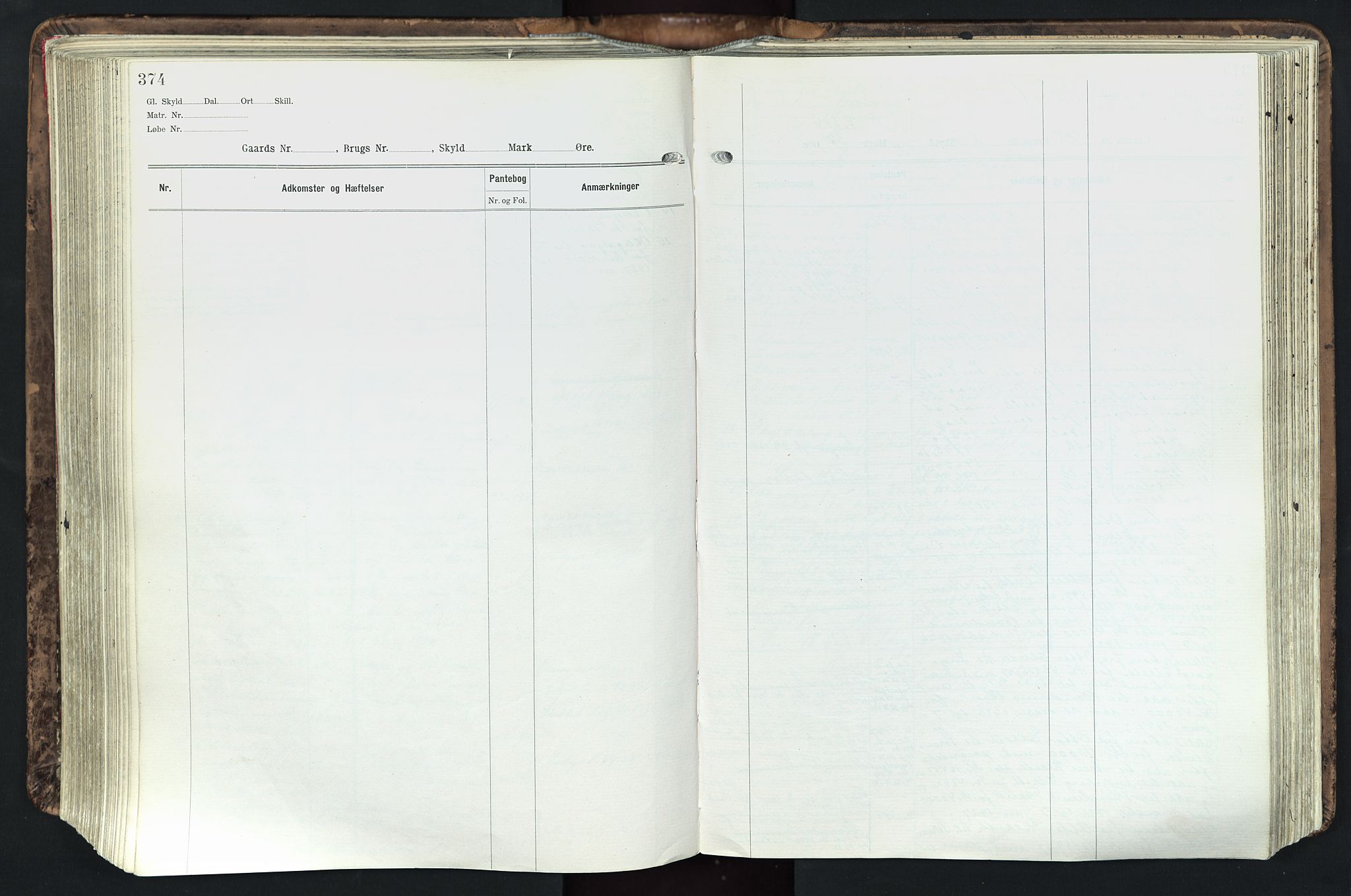 Solør tingrett, AV/SAH-TING-008/H/Ha/Hak/L0003: Mortgage register no. III, 1900-1935, p. 374