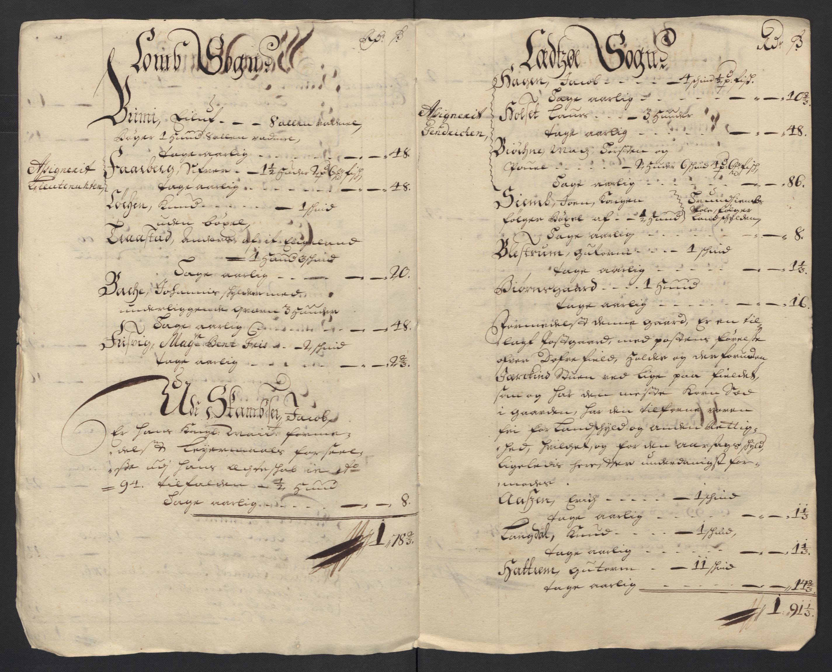 Rentekammeret inntil 1814, Reviderte regnskaper, Fogderegnskap, AV/RA-EA-4092/R17/L1178: Fogderegnskap Gudbrandsdal, 1705-1707, p. 166