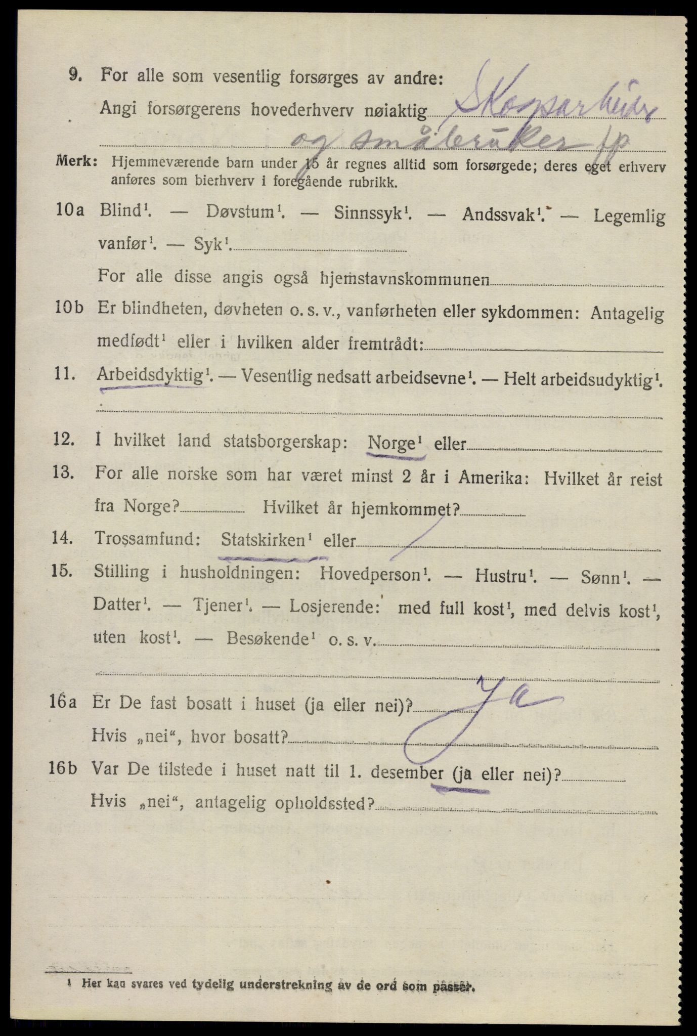 SAO, 1920 census for Eidsvoll, 1920, p. 9068