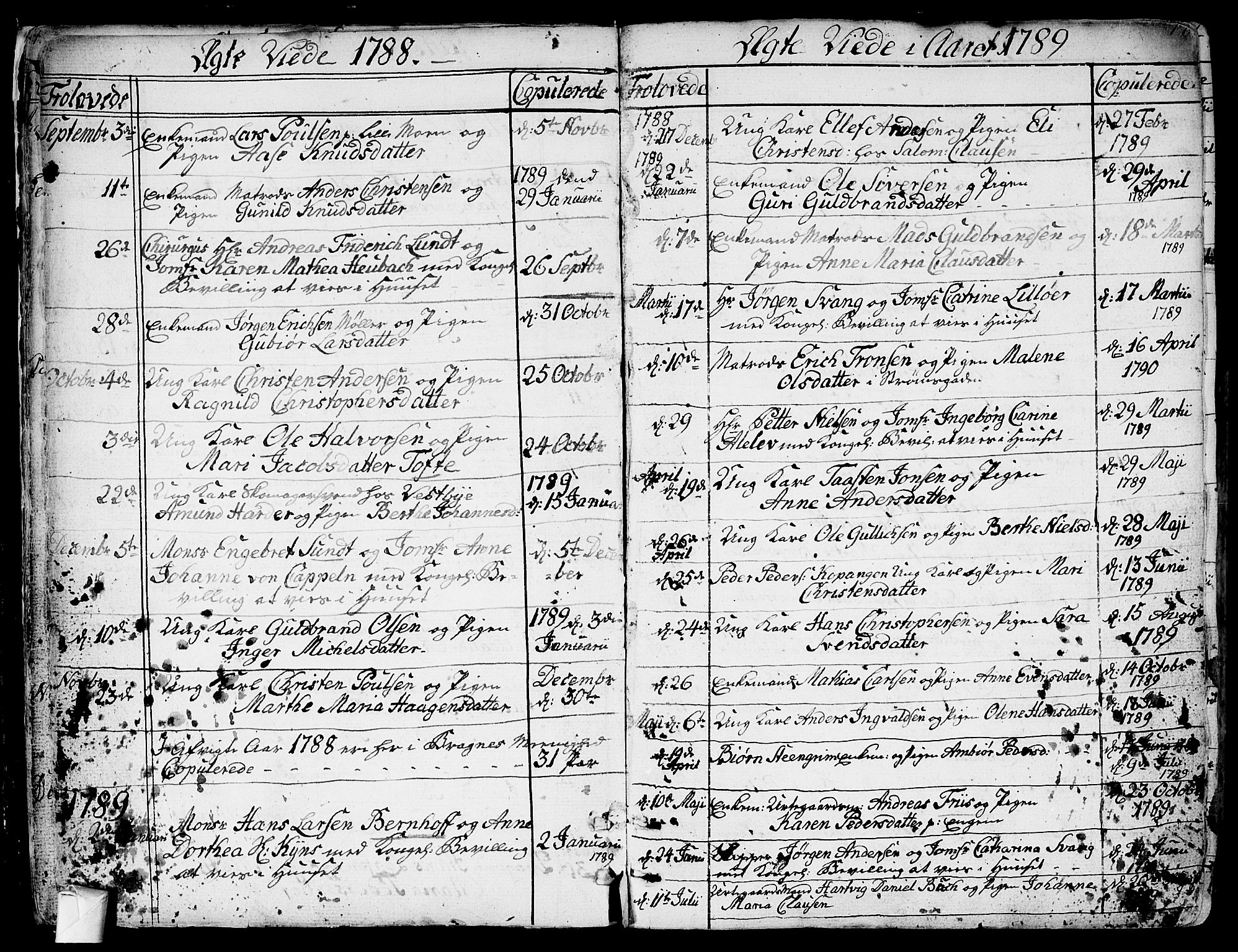 Bragernes kirkebøker, SAKO/A-6/F/Fa/L0006a: Parish register (official) no. I 6, 1782-1814