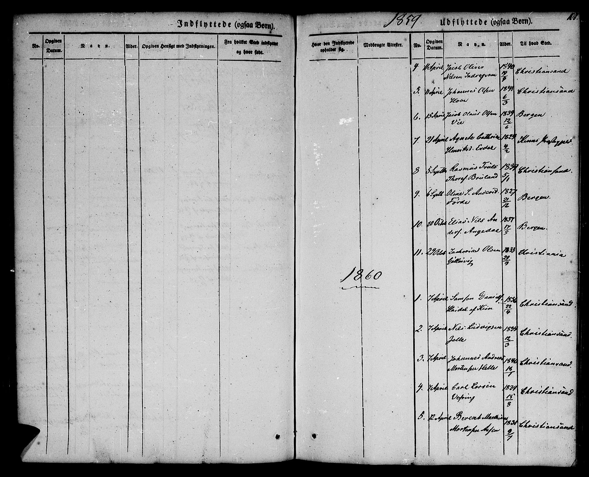 Førde sokneprestembete, SAB/A-79901/H/Haa/Haaa/L0008: Parish register (official) no. A 8, 1843-1860, p. 108