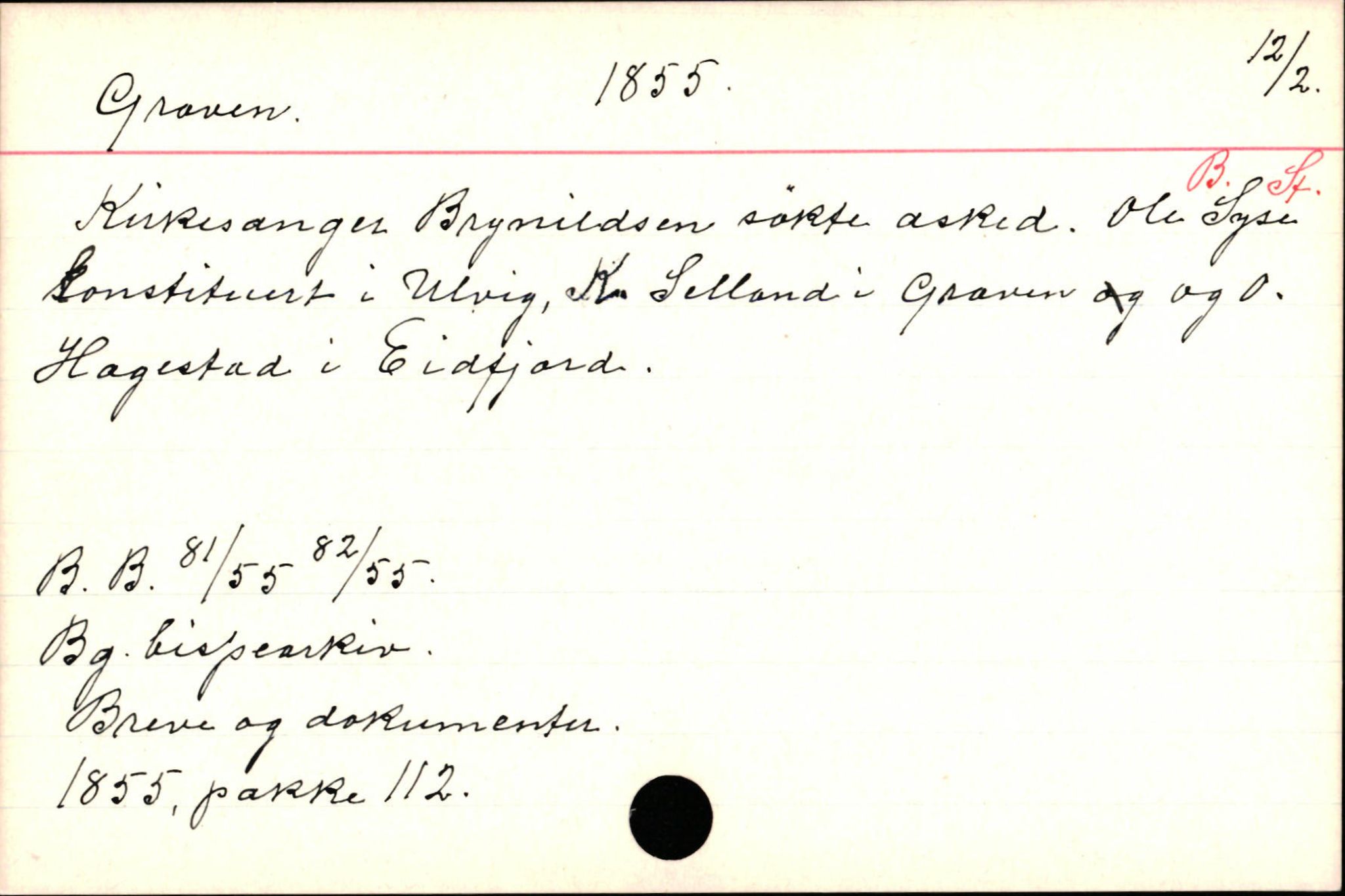 Haugen, Johannes - lærer, AV/SAB-SAB/PA-0036/01/L0001: Om klokkere og lærere, 1521-1904, p. 5588