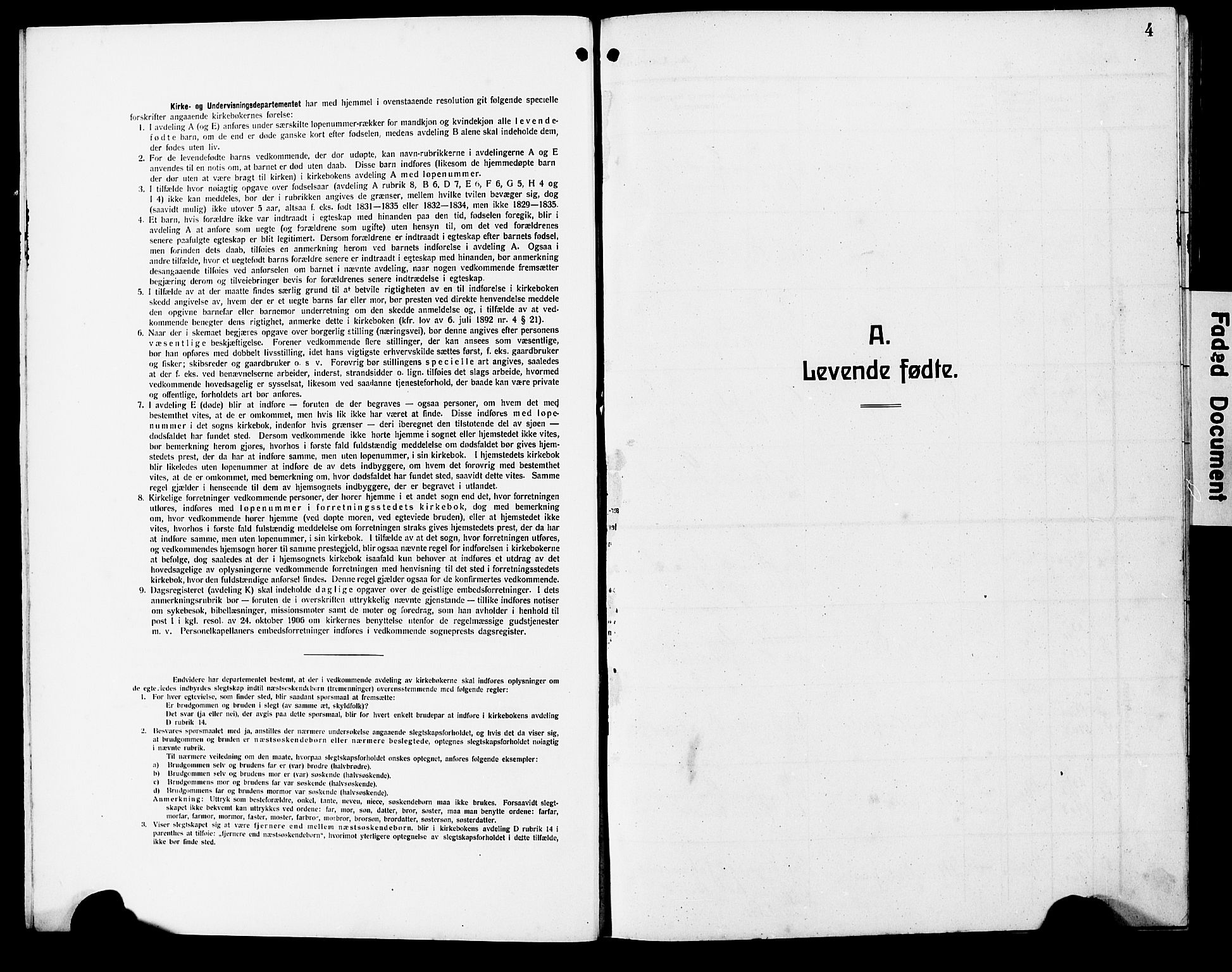 Ministerialprotokoller, klokkerbøker og fødselsregistre - Møre og Romsdal, SAT/A-1454/503/L0050: Parish register (copy) no. 503C05, 1909-1922, p. 4