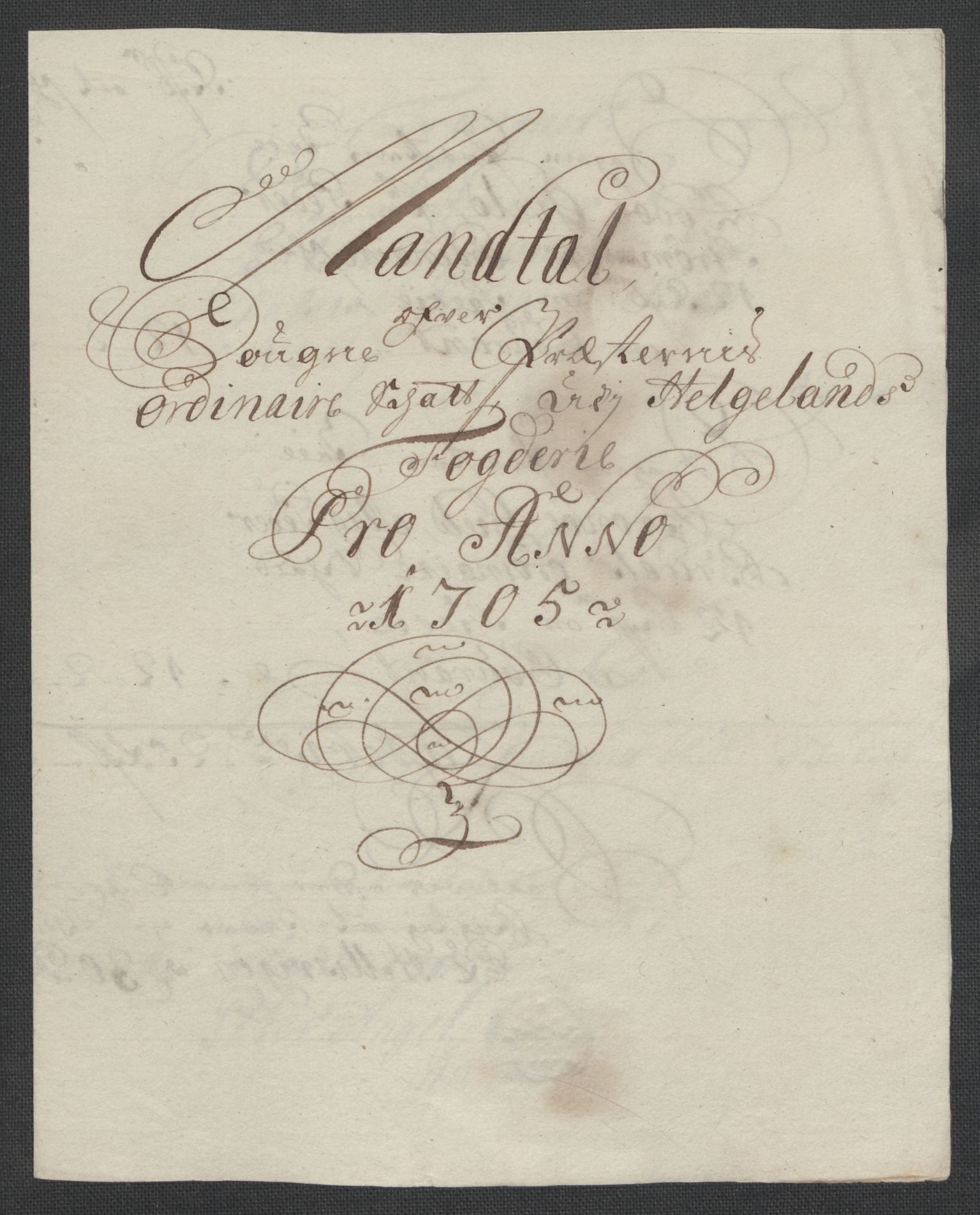 Rentekammeret inntil 1814, Reviderte regnskaper, Fogderegnskap, AV/RA-EA-4092/R65/L4508: Fogderegnskap Helgeland, 1702-1705, p. 466