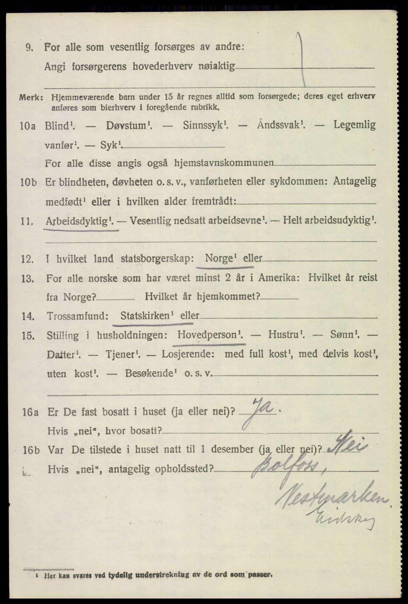 SAH, 1920 census for Eidskog, 1920, p. 13644