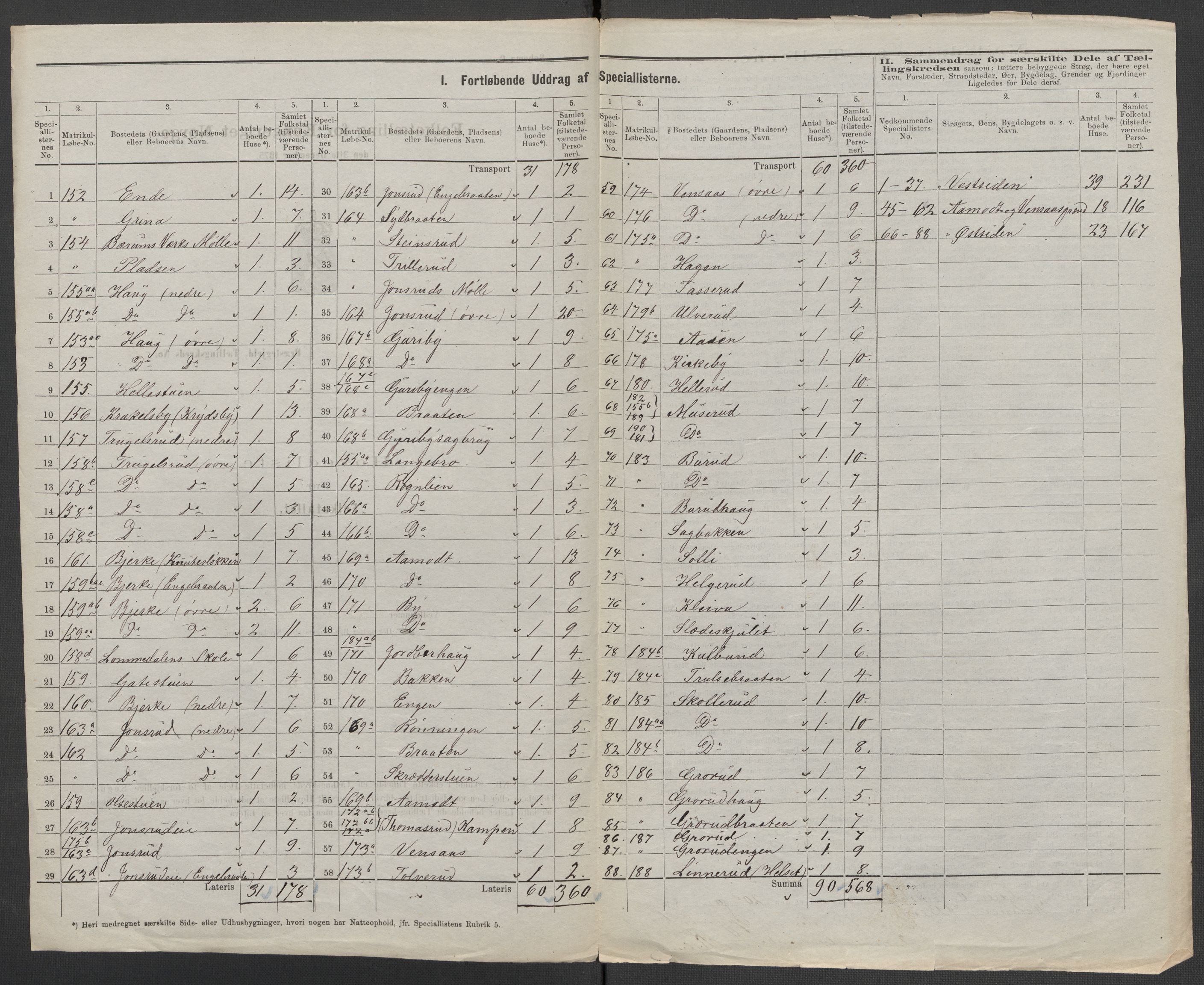 RA, 1875 census for 0220P Asker, 1875, p. 67