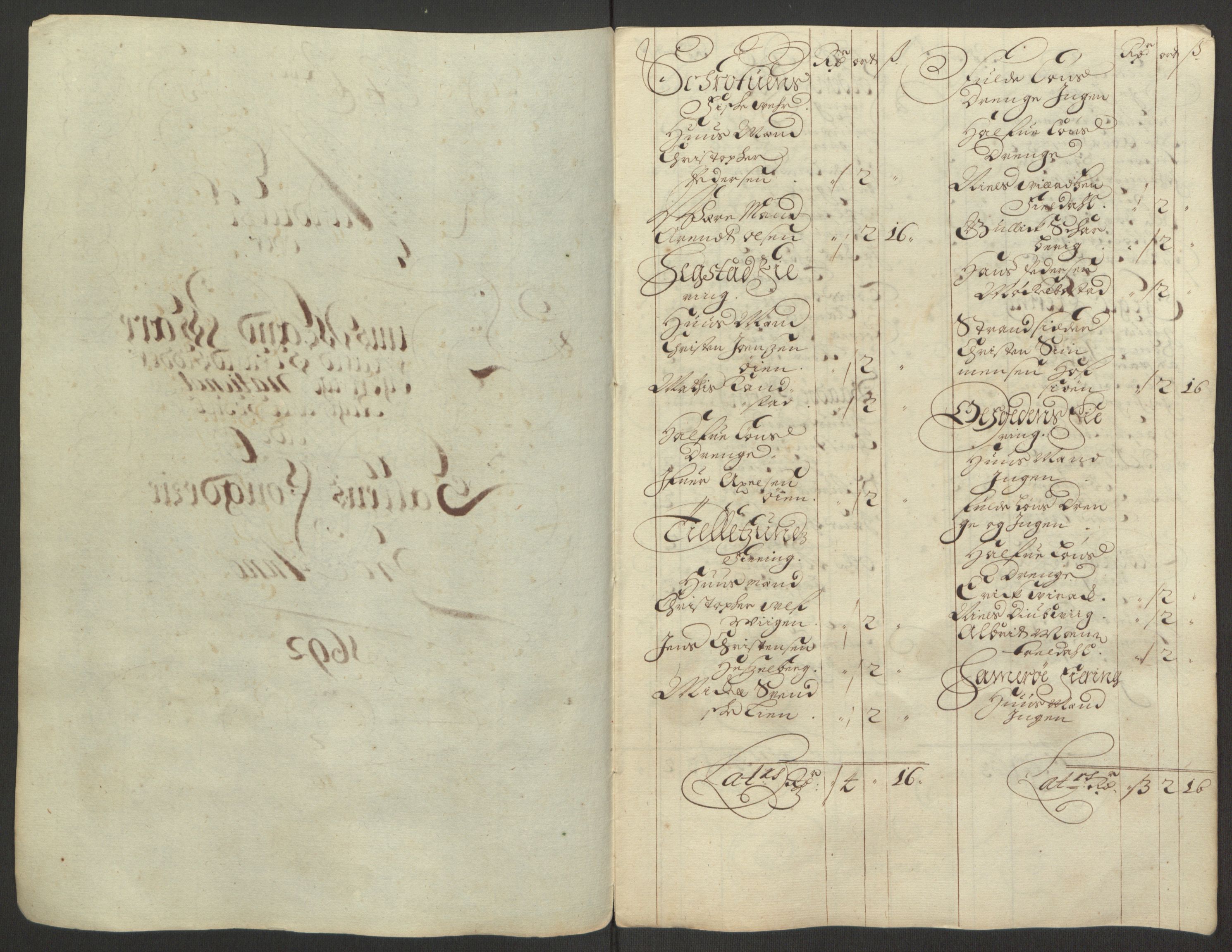 Rentekammeret inntil 1814, Reviderte regnskaper, Fogderegnskap, RA/EA-4092/R66/L4577: Fogderegnskap Salten, 1691-1693, p. 180