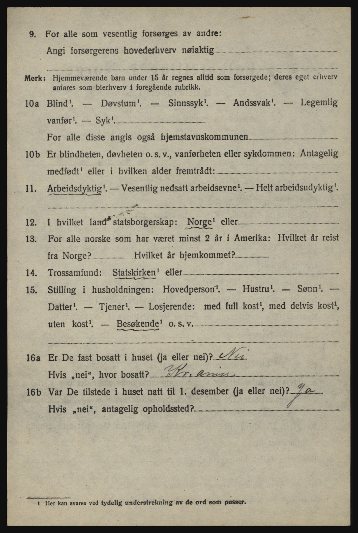 SAO, 1920 census for Idd, 1920, p. 2325