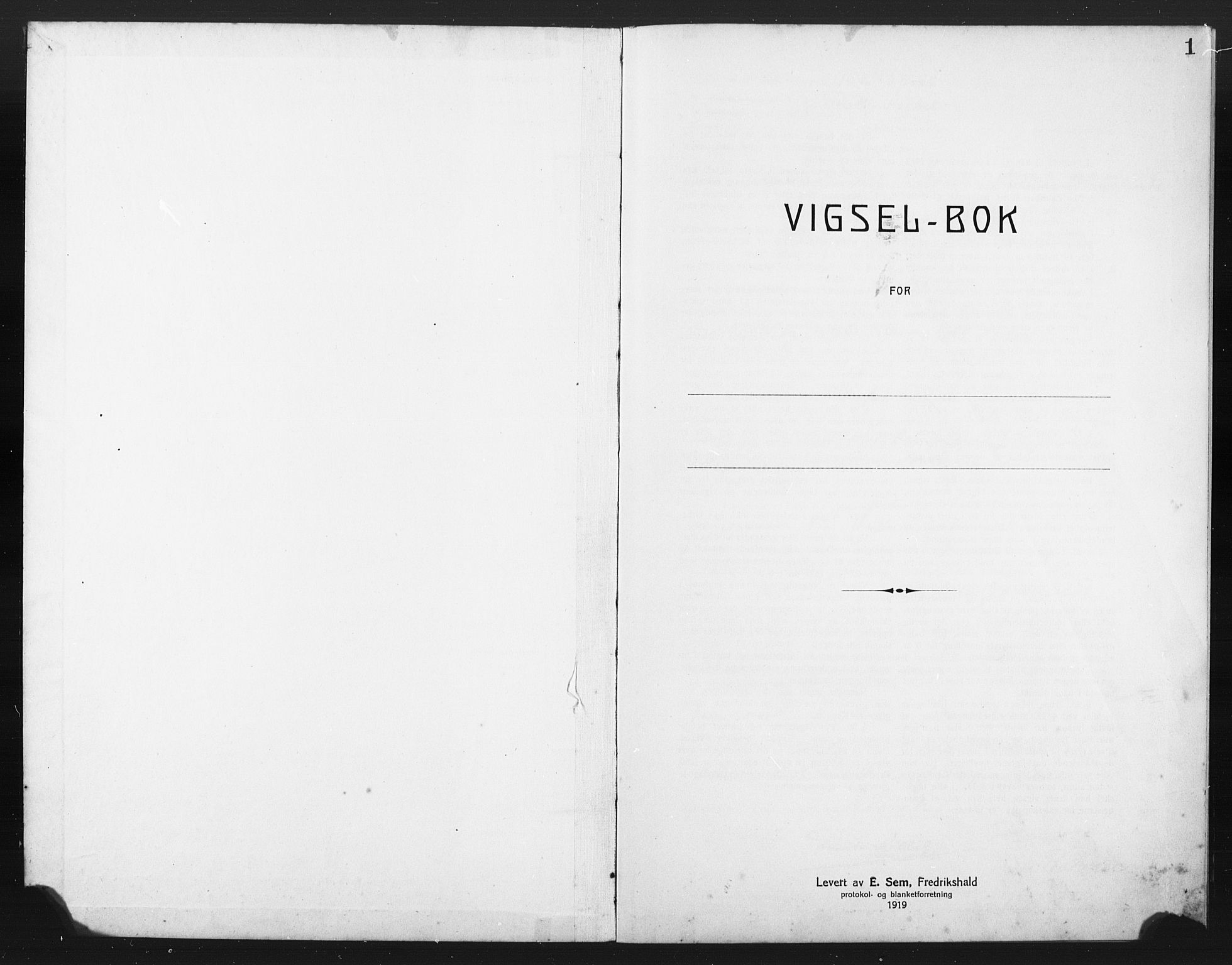 Den katolsk-apostoliske menighet i Larvik, AV/SAKO-P-953/H/Ha/L0002: Dissenter register no. 2, 1920-1922, p. 1