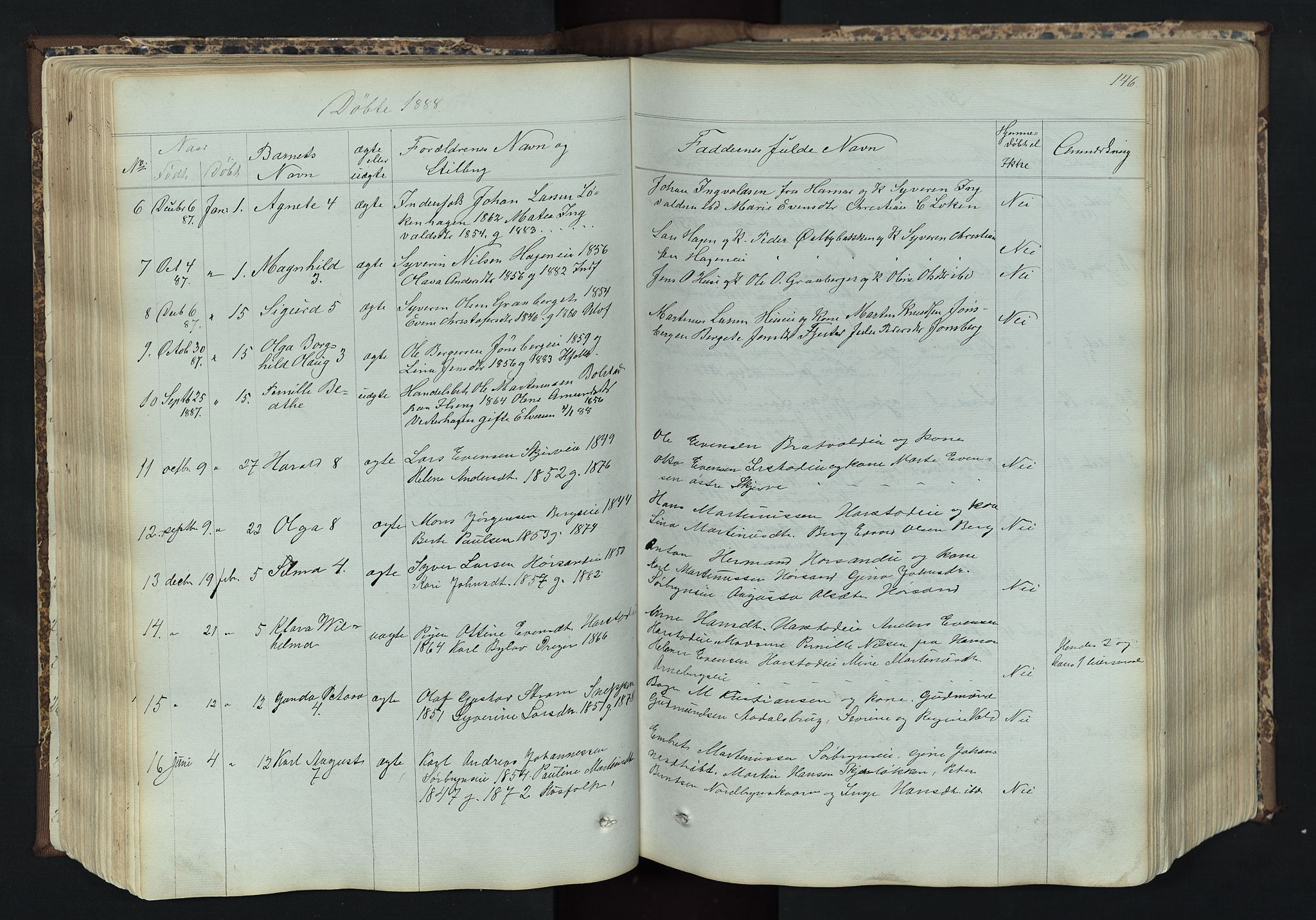 Romedal prestekontor, AV/SAH-PREST-004/L/L0011: Parish register (copy) no. 11, 1867-1895, p. 146