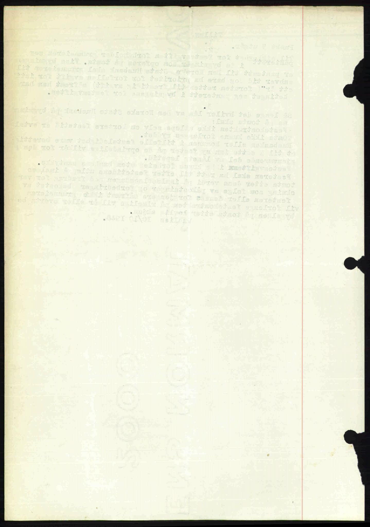 Toten tingrett, SAH/TING-006/H/Hb/Hbc/L0020: Mortgage book no. Hbc-20, 1948-1948, Diary no: : 3470/1948